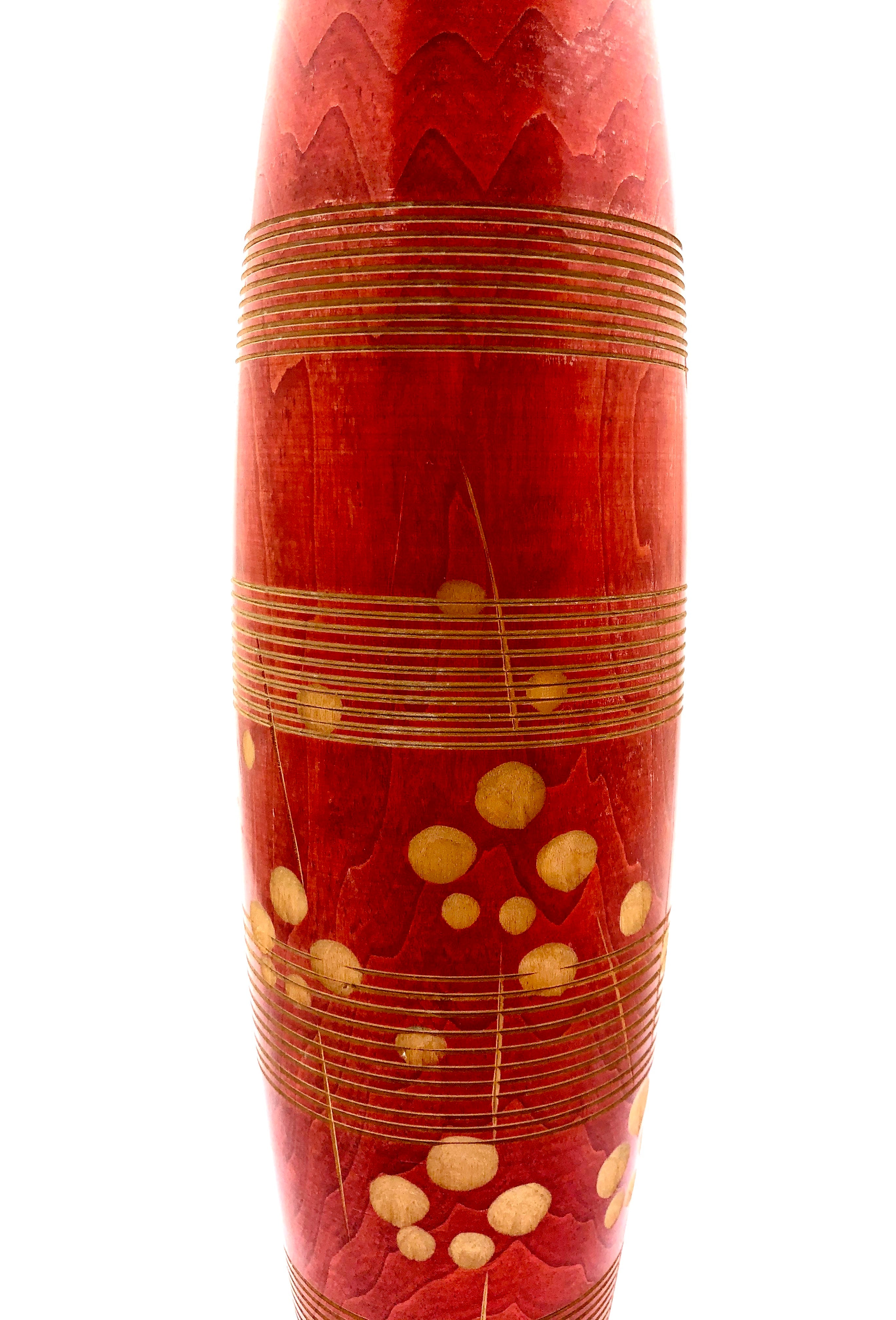 Vintage Sosaku Kokeshi by Shibata, Eiko Entitled: Ume | Plum Blossom