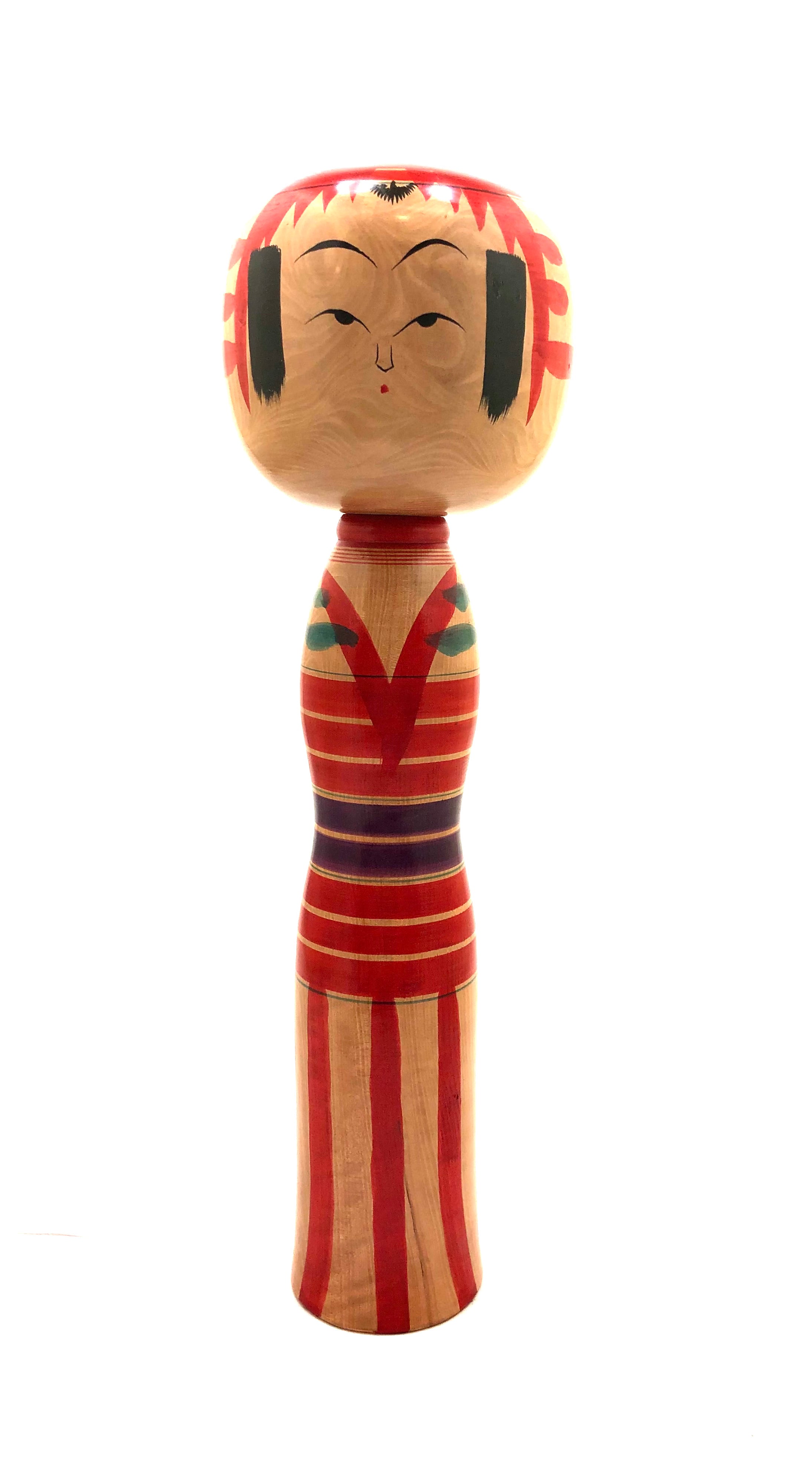 Japanese Traditional Kokeshi | Yajirou-Kei (Family) Doll by Niiyama, Fukuo