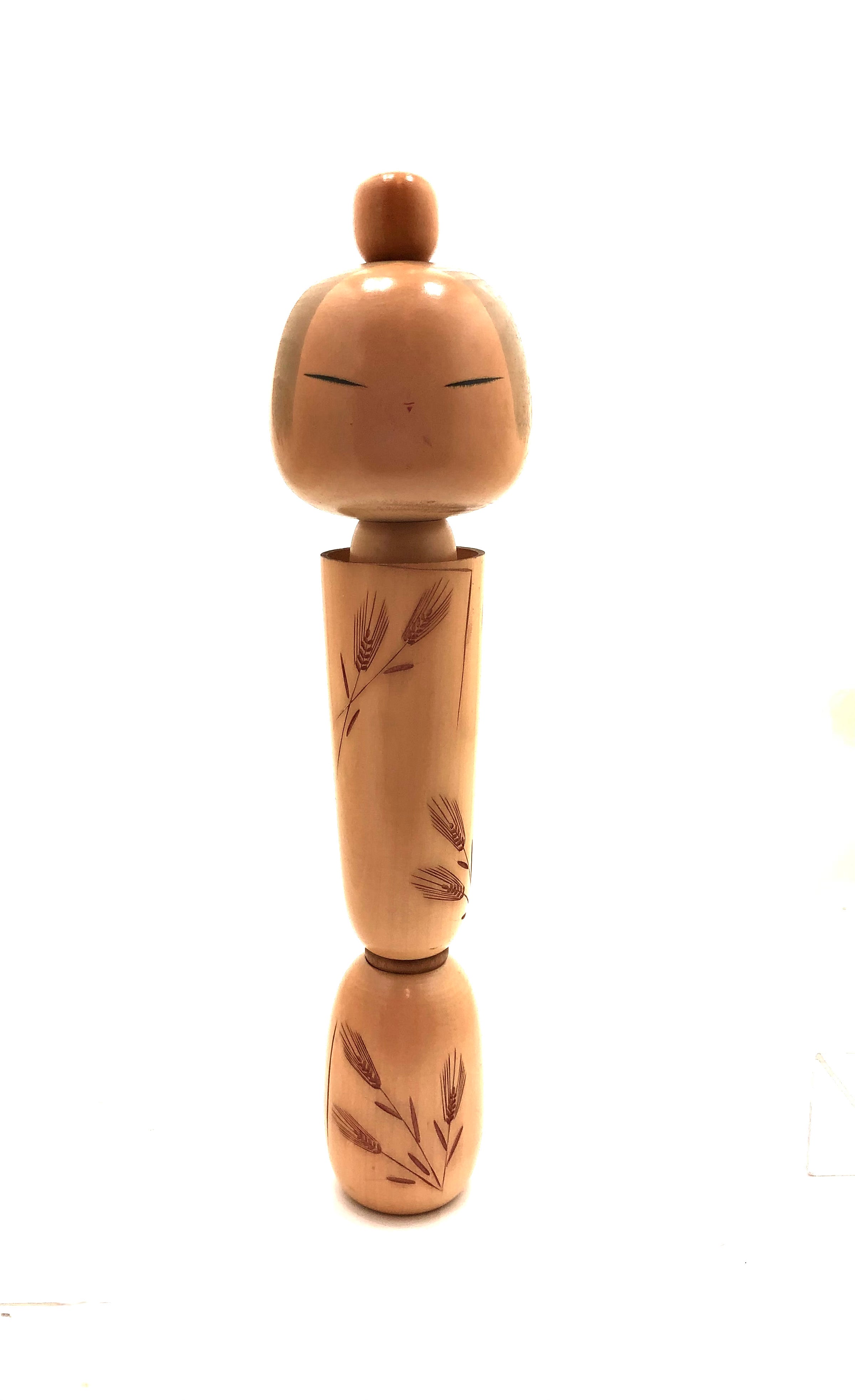 Japanese Creative Kokeshi | 'Seishin No Komugi' by Kishi Sadao