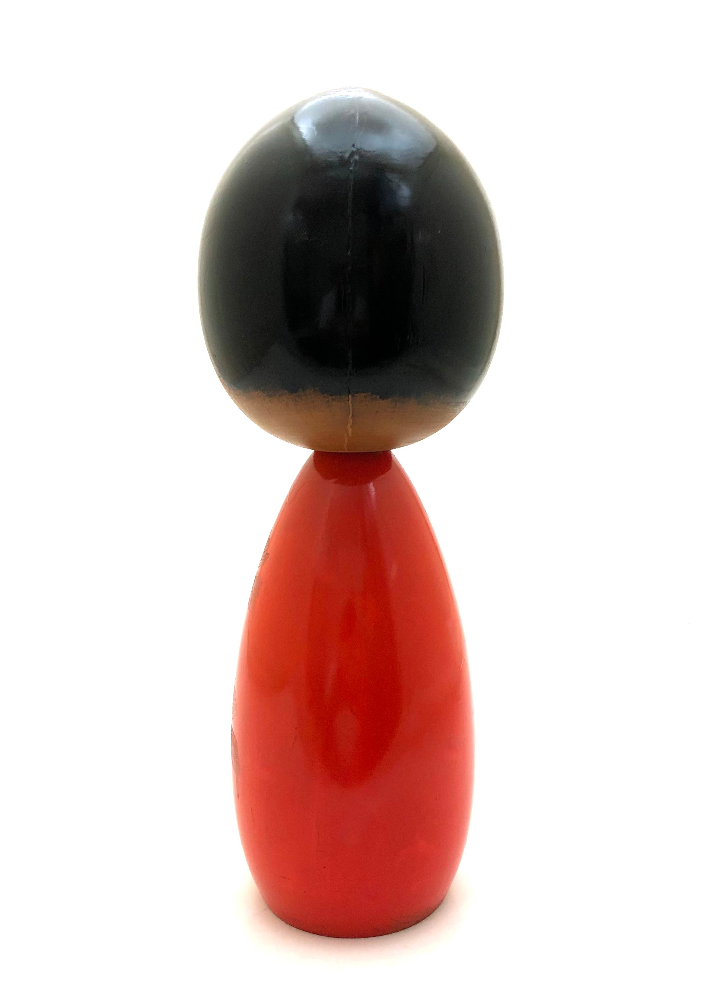 Vintage Sosaku Kokeshi entitled: “Koharu biyoru” | Indian Summer by Ishihara, Hideo