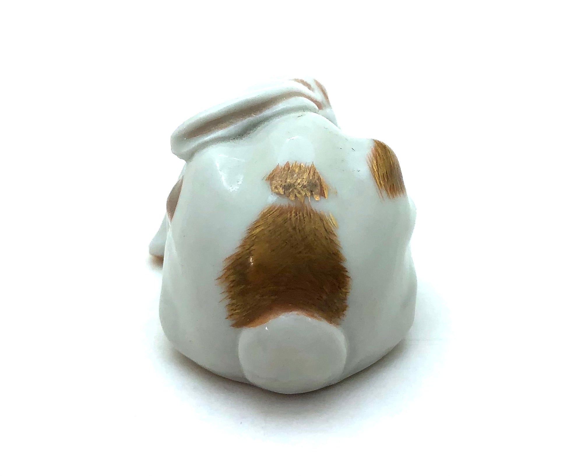 Rare Vintage Japanese Kutani Porcelain Rabbit Figurine