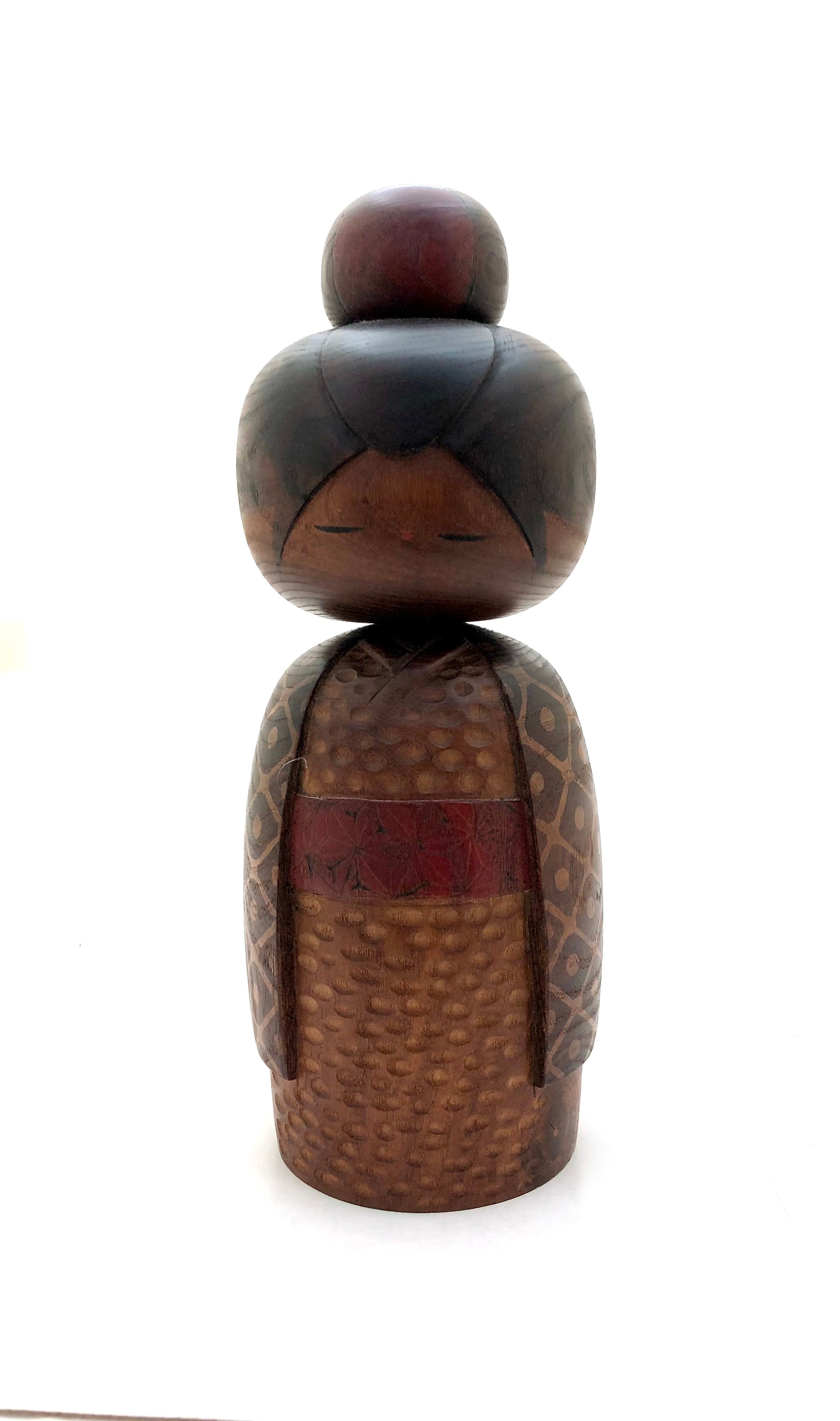 Vintage Japanese Kokeshi entitled: Akikusa | Autumn” by Kato, Masami