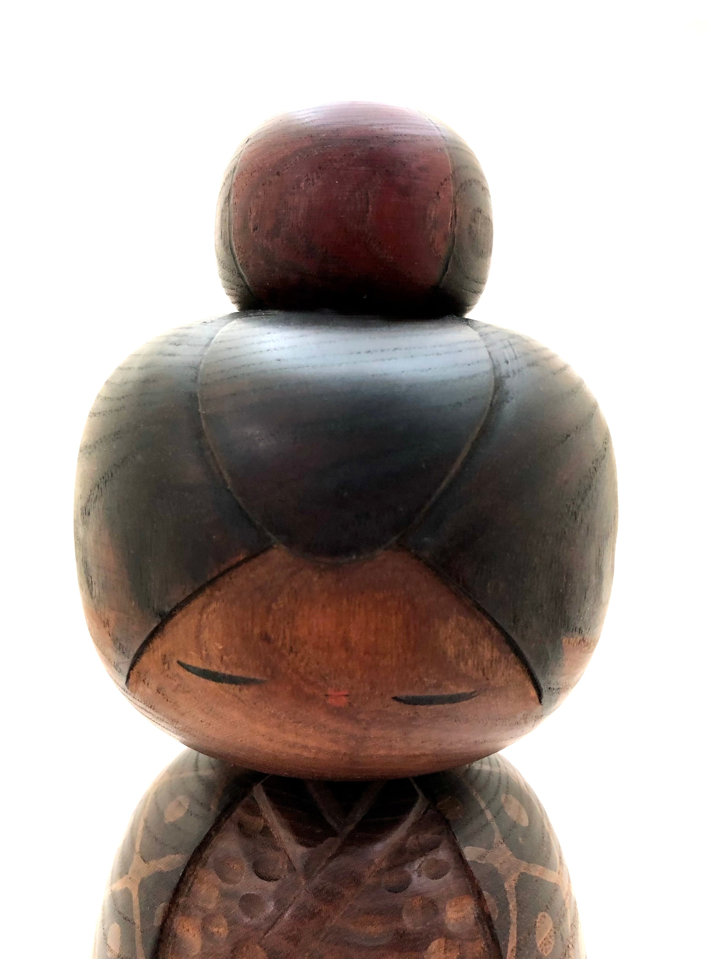 Vintage Japanese Kokeshi entitled: Akikusa | Autumn” by Kato, Masami