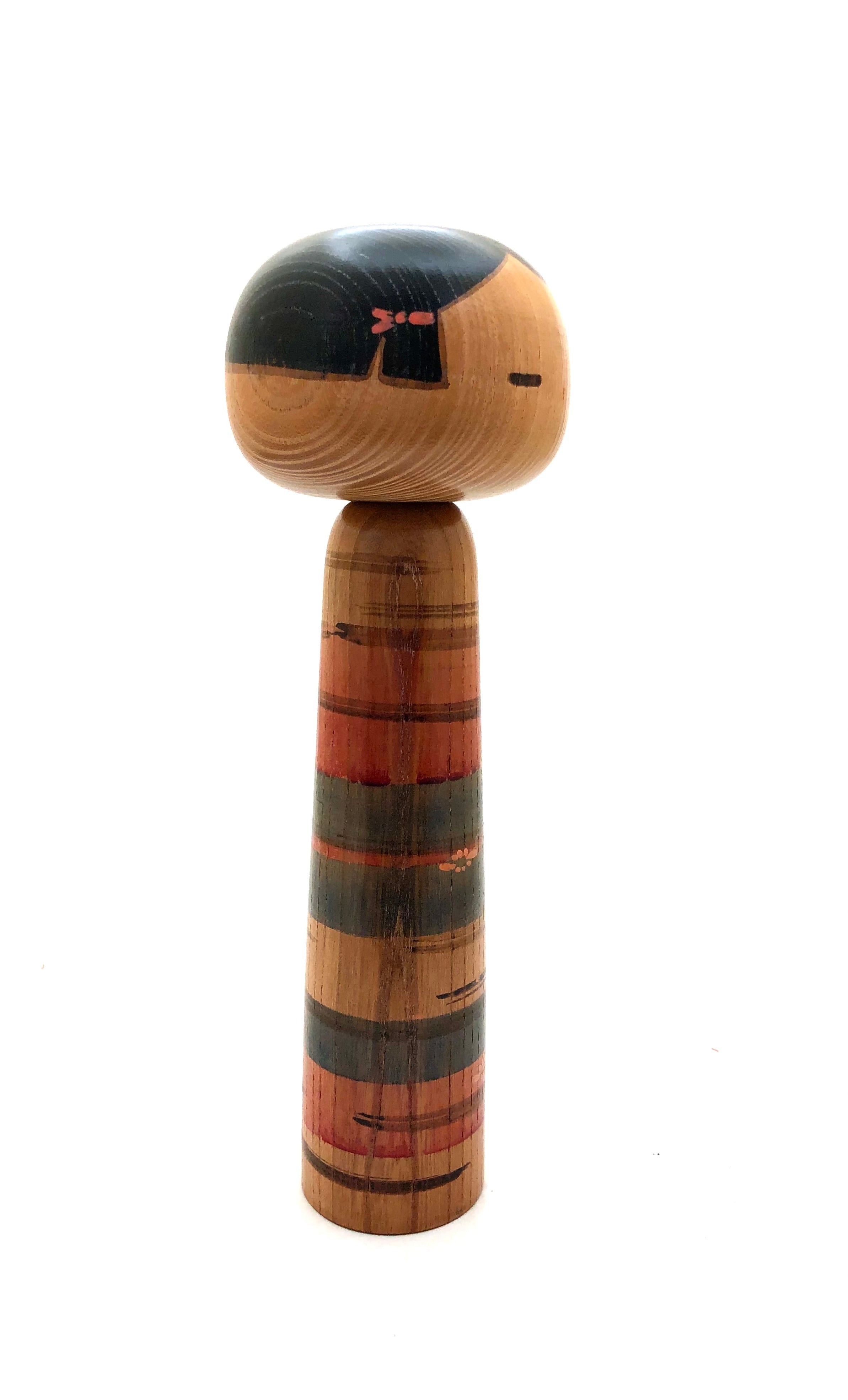 Vintage Sosaku Kokeshi entitled: “Kantori uta | Country Poem” by Yamanaka, Sanpei