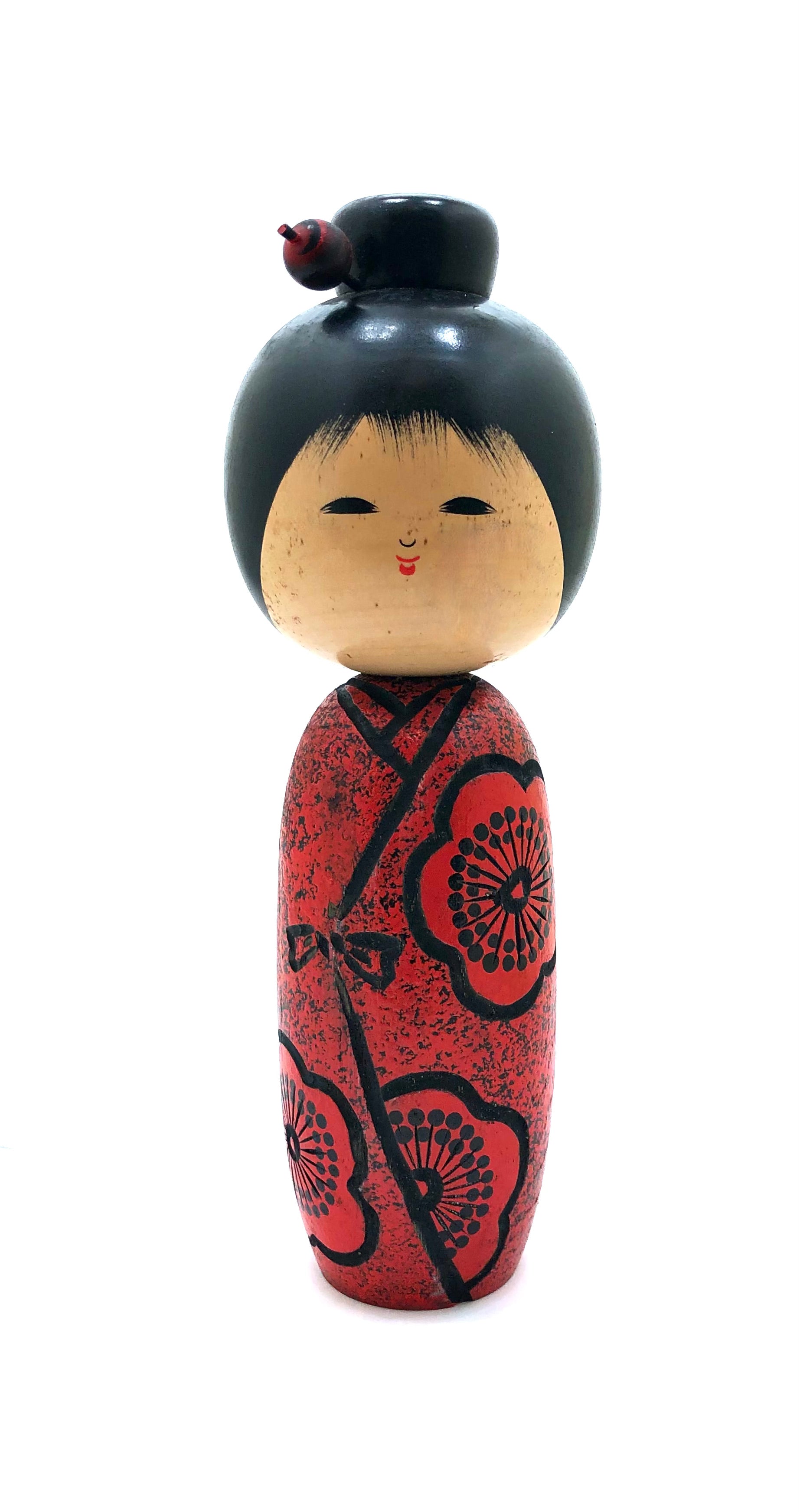 Vintage Sosaku Kokeshi by Sato, Kouson, (A.K.A. Komura) | Entitled: “Hana” (Flower