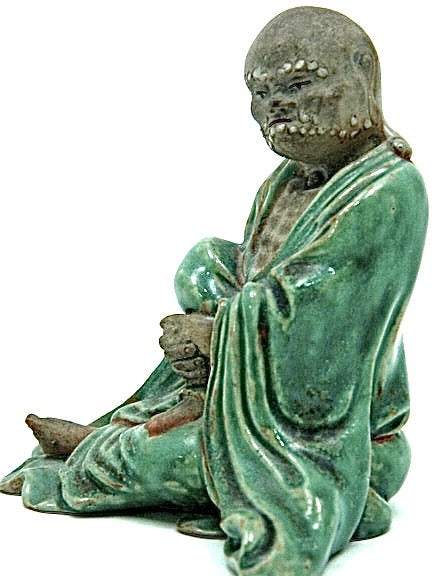 Antique Chinese Shiwan Pottery | Lohan