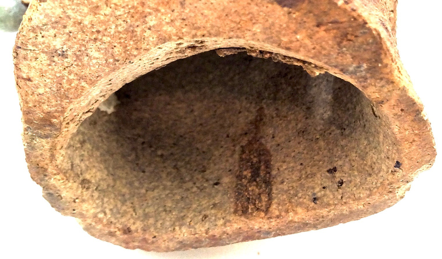 Antique Chinese Republic Shiwan (Shekwan) Pottery | Luohan with Teabowl
