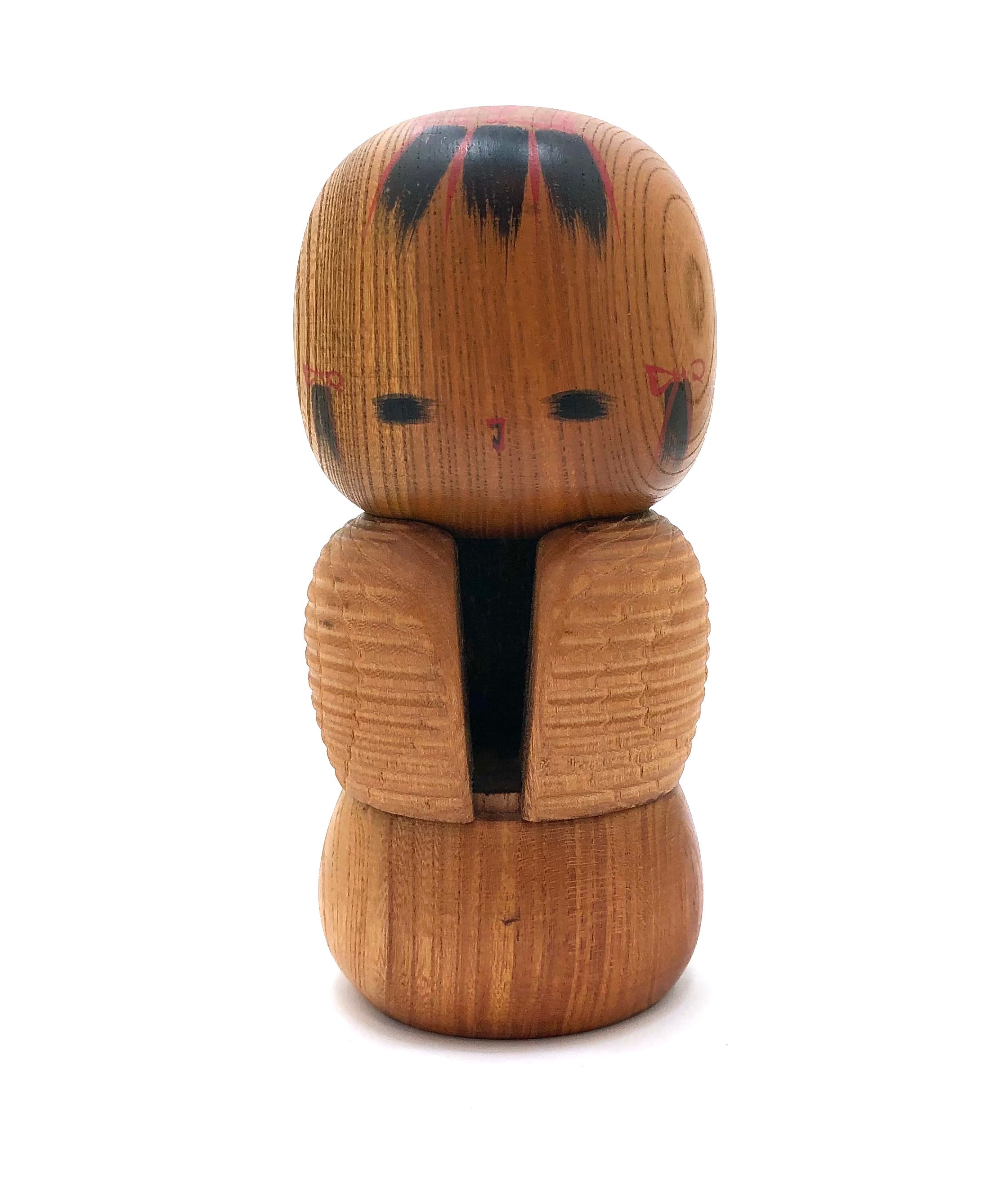 Vintage Sosaku Kokeshi entitled: “Michi noku | Snow Country” by Aida, Seihou