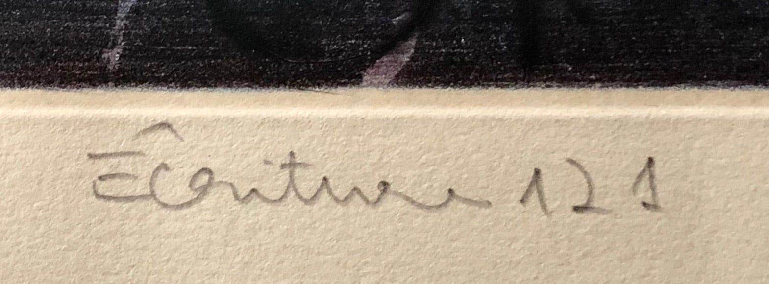 Wong Moo Chew Abstract Etching | Limited Edition