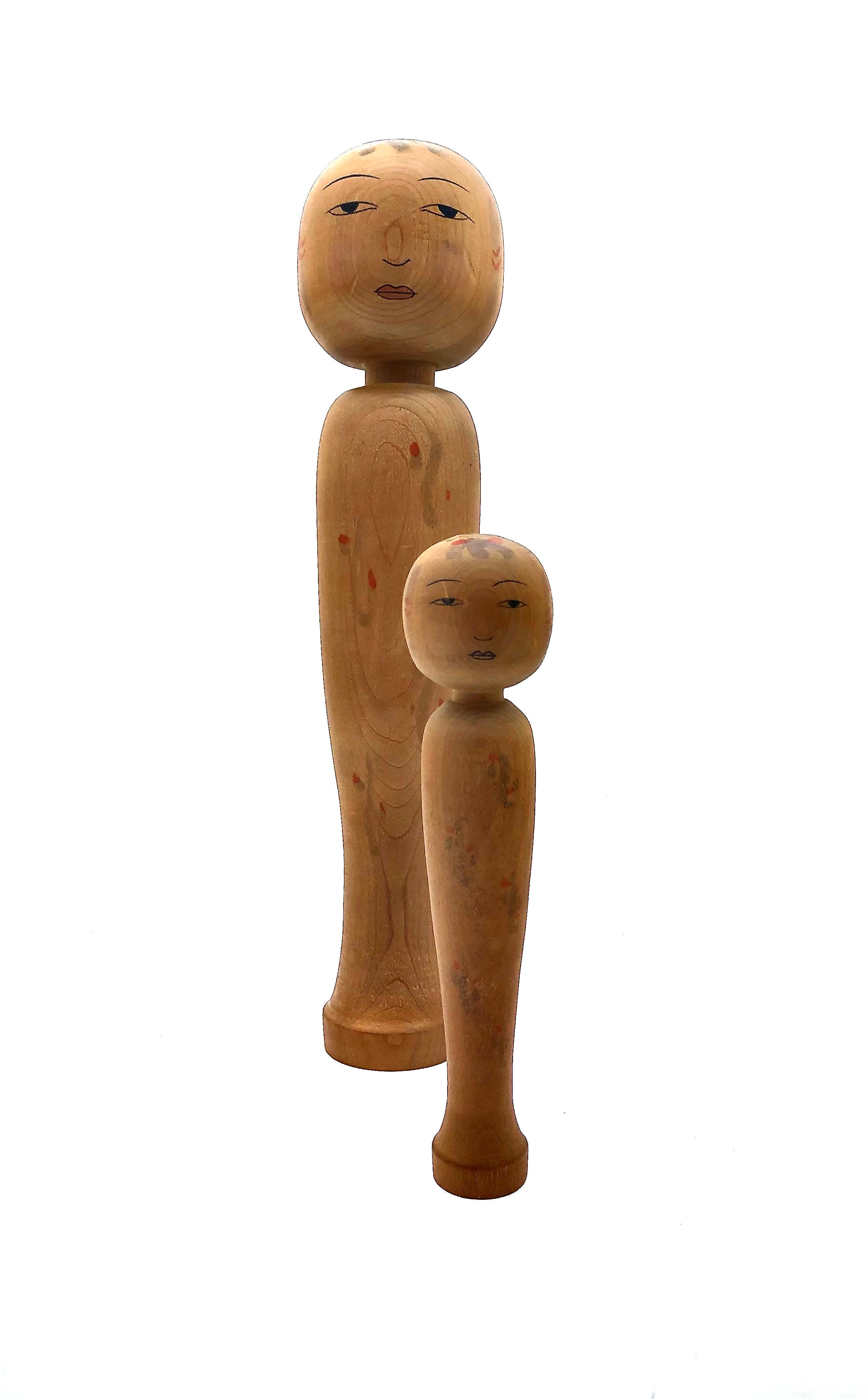 Antique RARE Japanese “Pre-Kindai” Kokeshi from Aomori Prefecture
