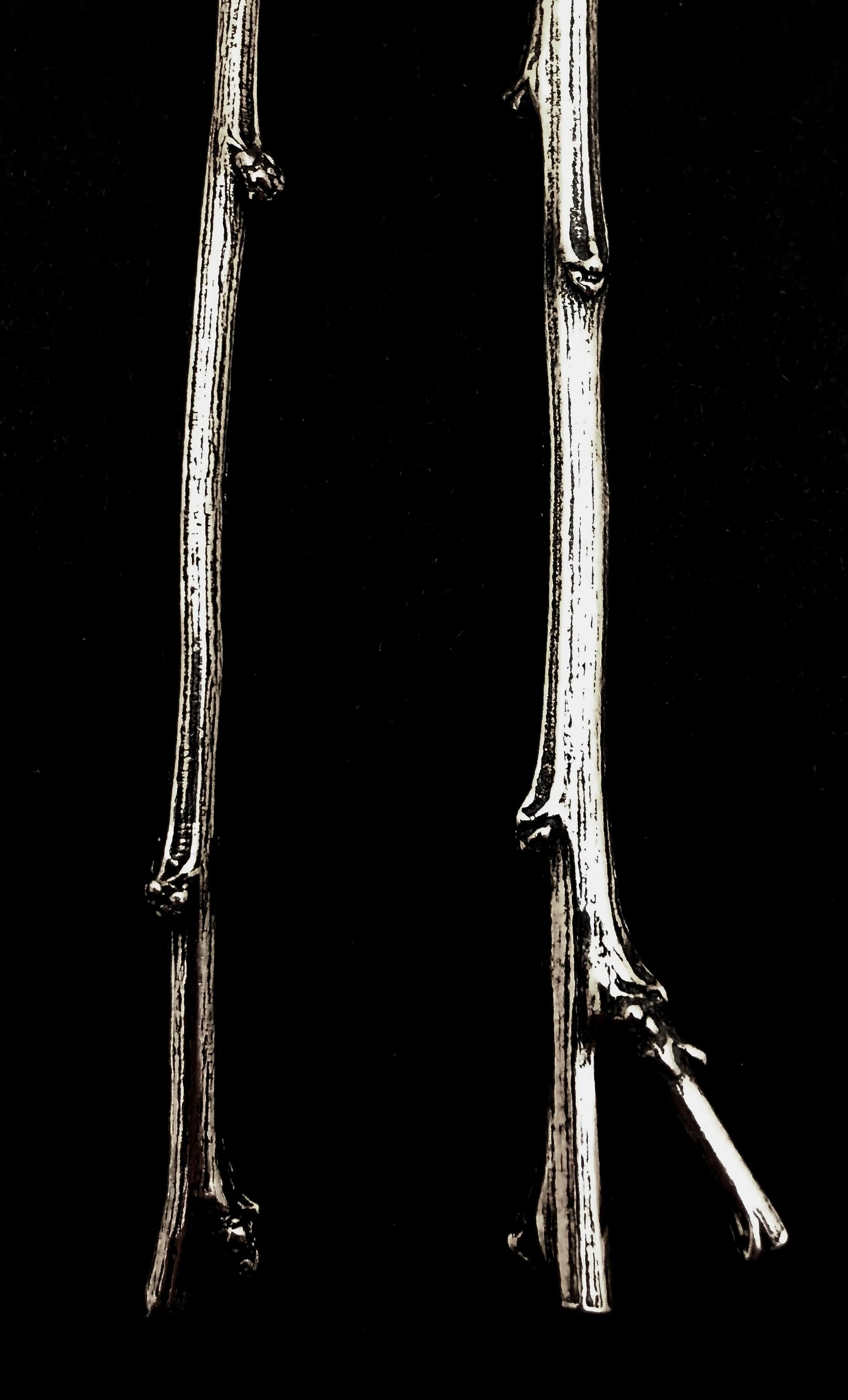 Japanese Pewter Olive Serving Set | Japanese Condiment Set