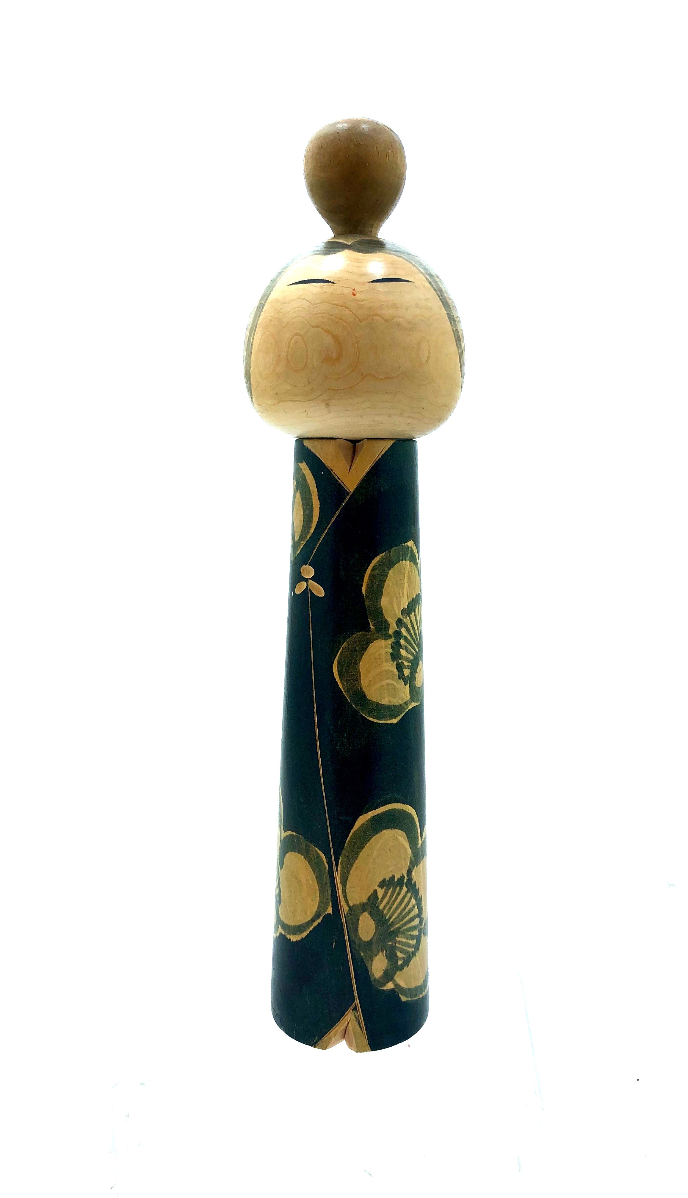 Vintage Sosaku Kokeshi Entitled: Sakura by Kuribayashi, Issetsu