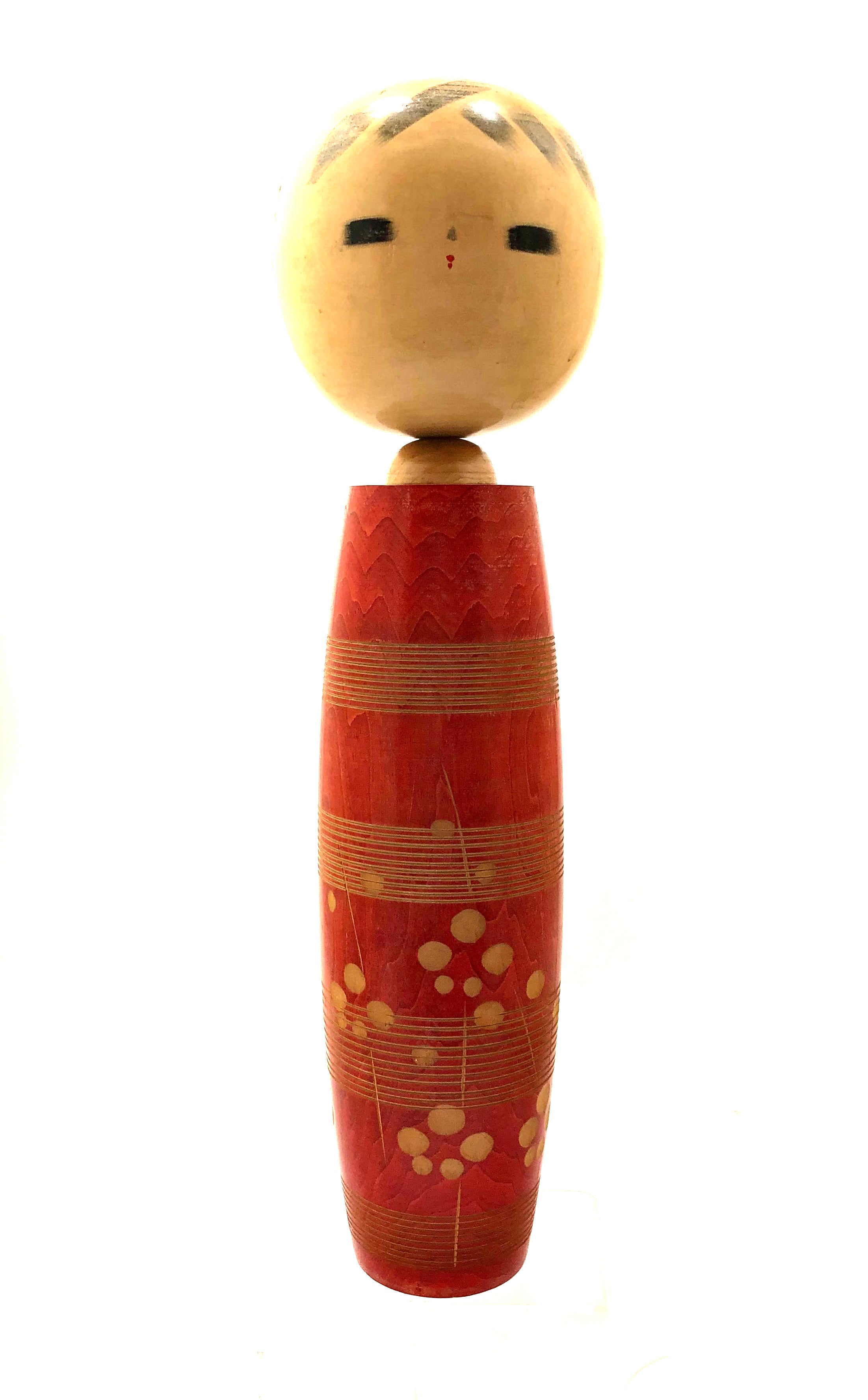 Vintage Sosaku Kokeshi by Shibata, Eiko Entitled: Ume | Plum Blossom