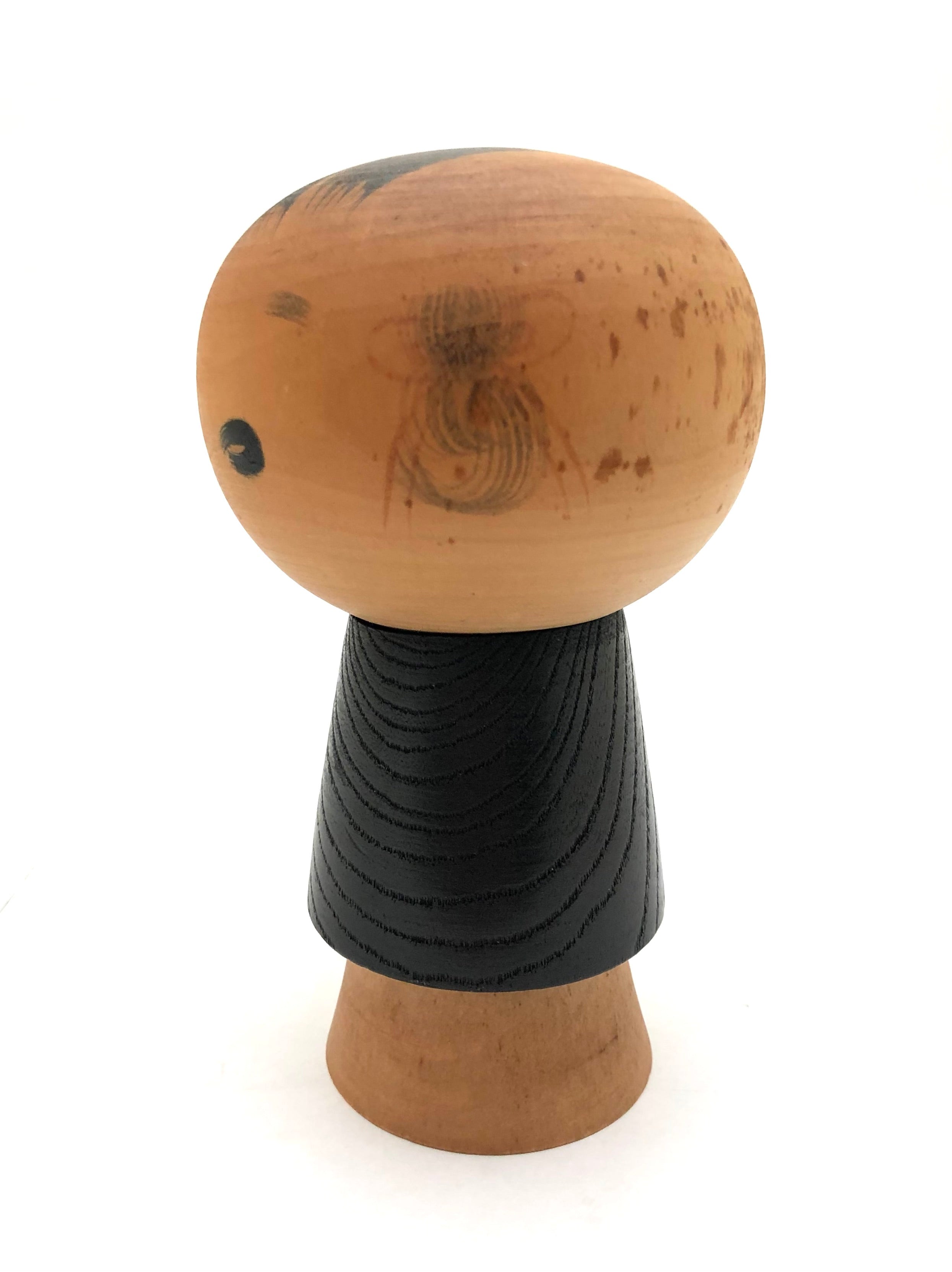 Japanese Vintage Sosaku Kokeshi entitled: ‘Chamekko’ | Playful Child by Masao Watanabe