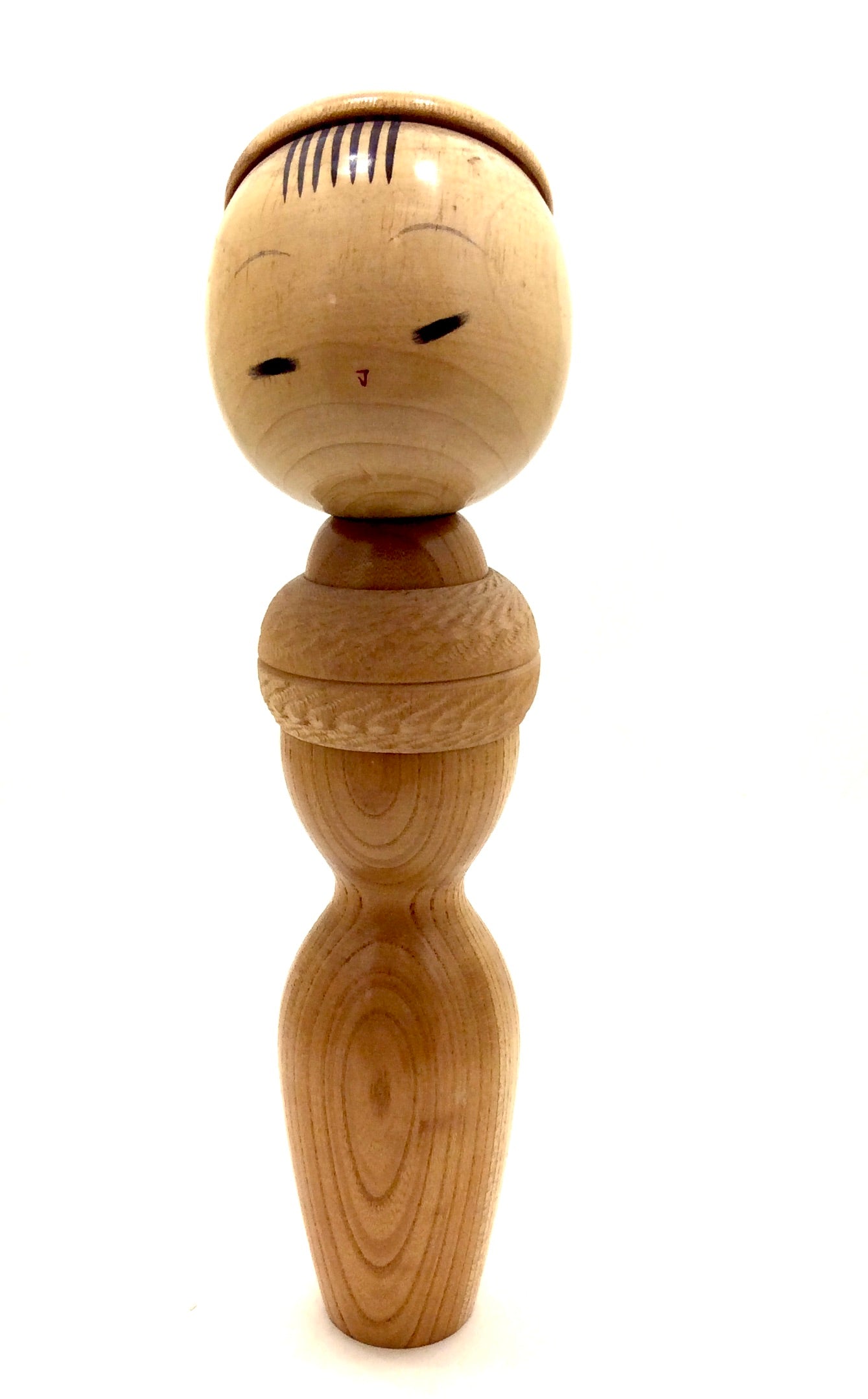 Vintage Sosaku Kokeshi entitled: “Mebae | Flower Bud” by Watanabe, Masao