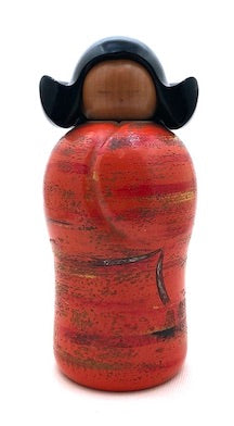 Vintage Sosaku Kokeshi entitled: “Shuen | Past” by Katase, Kaihei