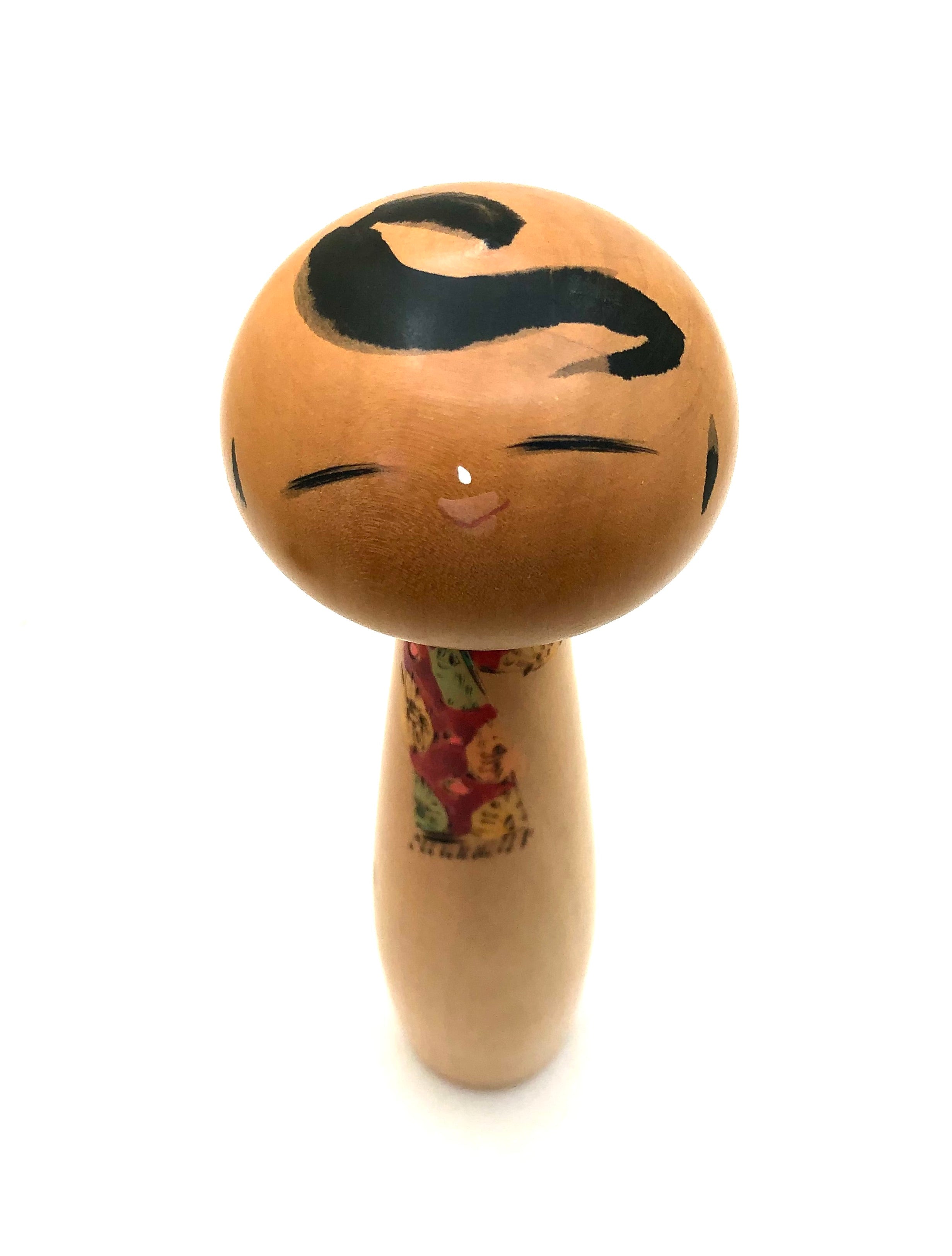 Vintage Sosaku Kokeshi entitled “Yuki no ko | Snow Child” by Takahashi, Hashime