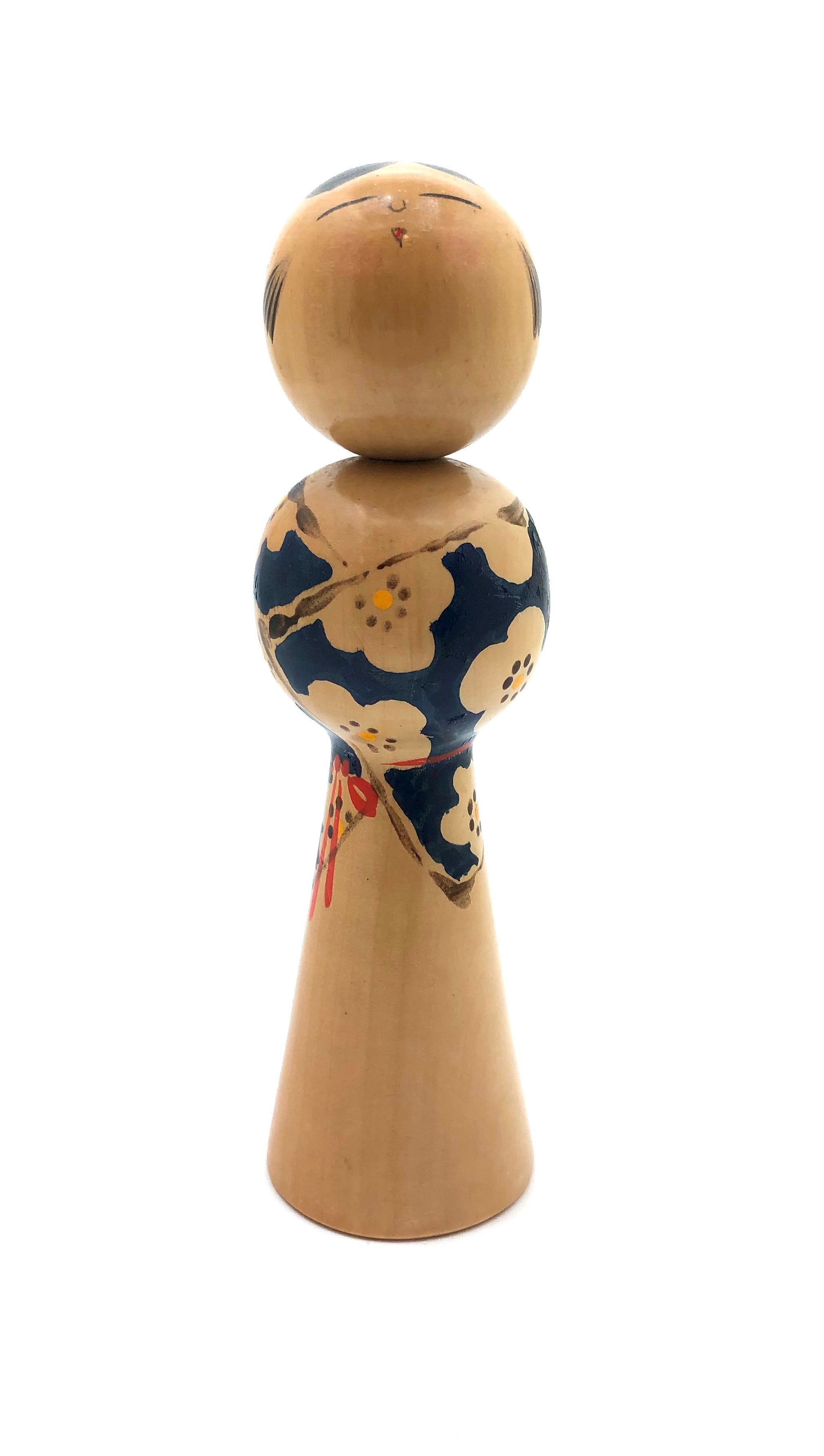 Vintage Sosaku Kokeshi entitled: “Mizumo | Spring” by Kiyohara, Takao