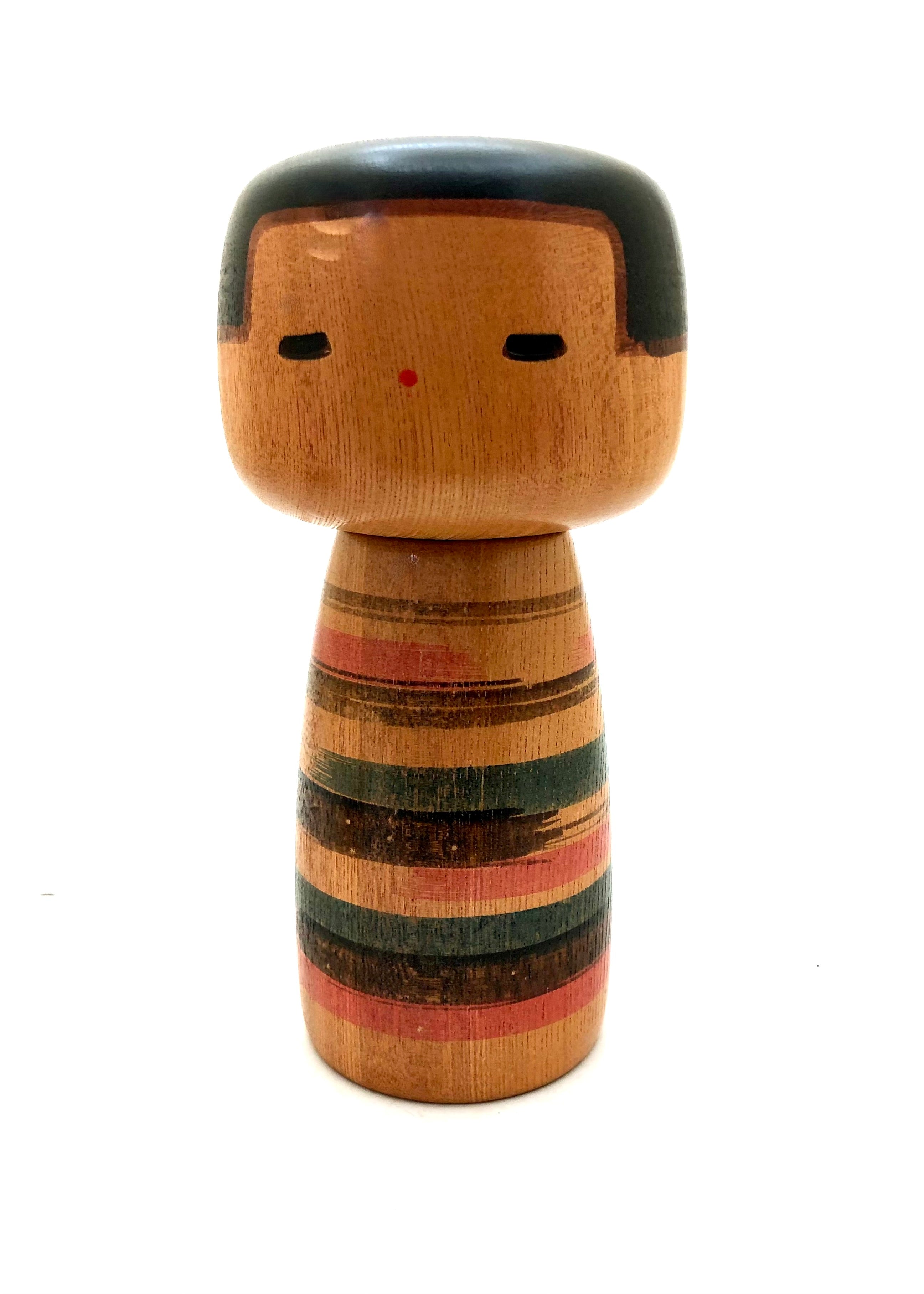 Vintage Sosaku Kokeshi entitled Autumn by Yamanaka, Sanpei (1926-2012)