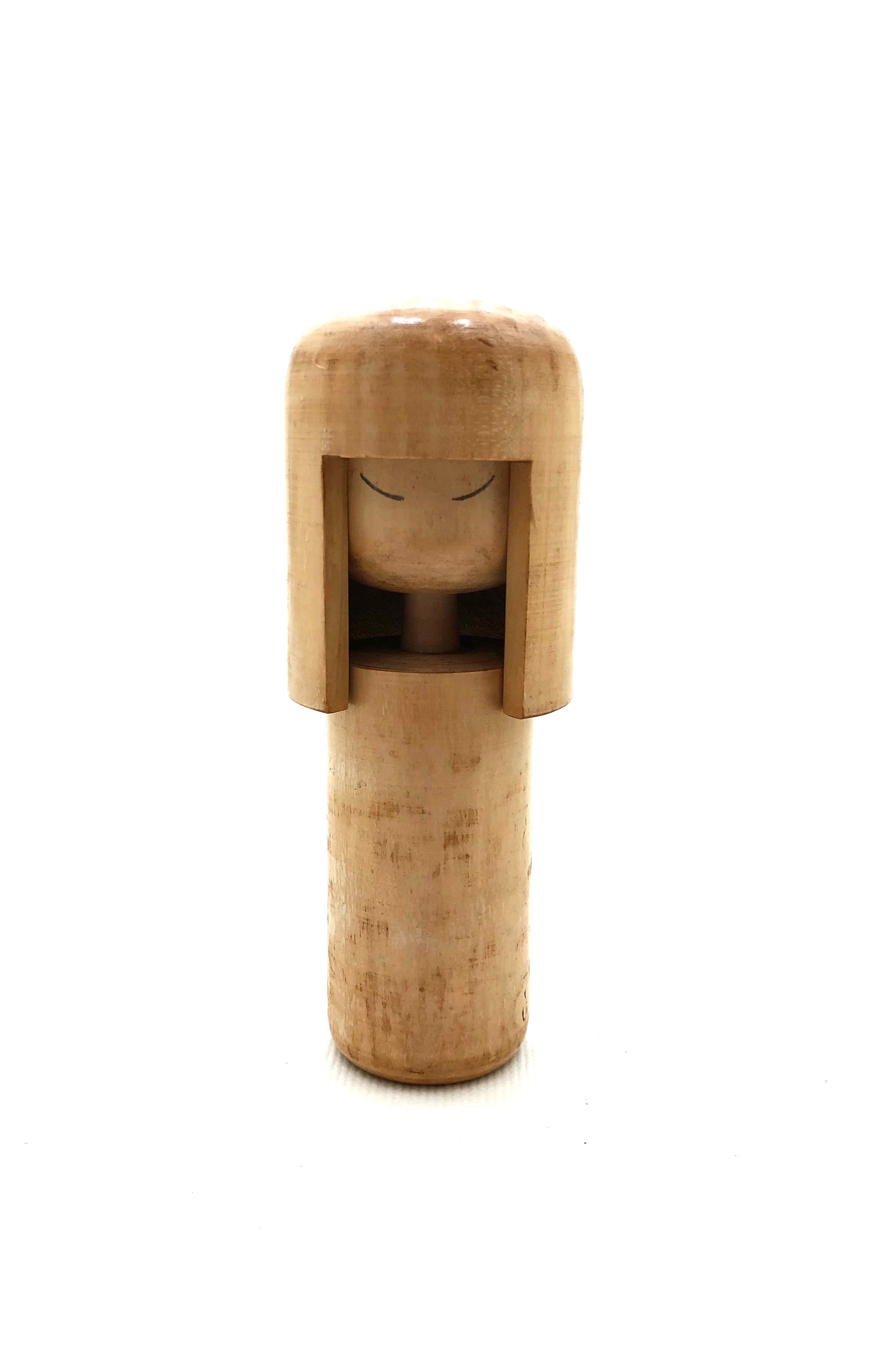 Vintage Japanese Sosaku Kokeshi Entitled: Dojo (Young Lady), by Tanaka, Harumasa