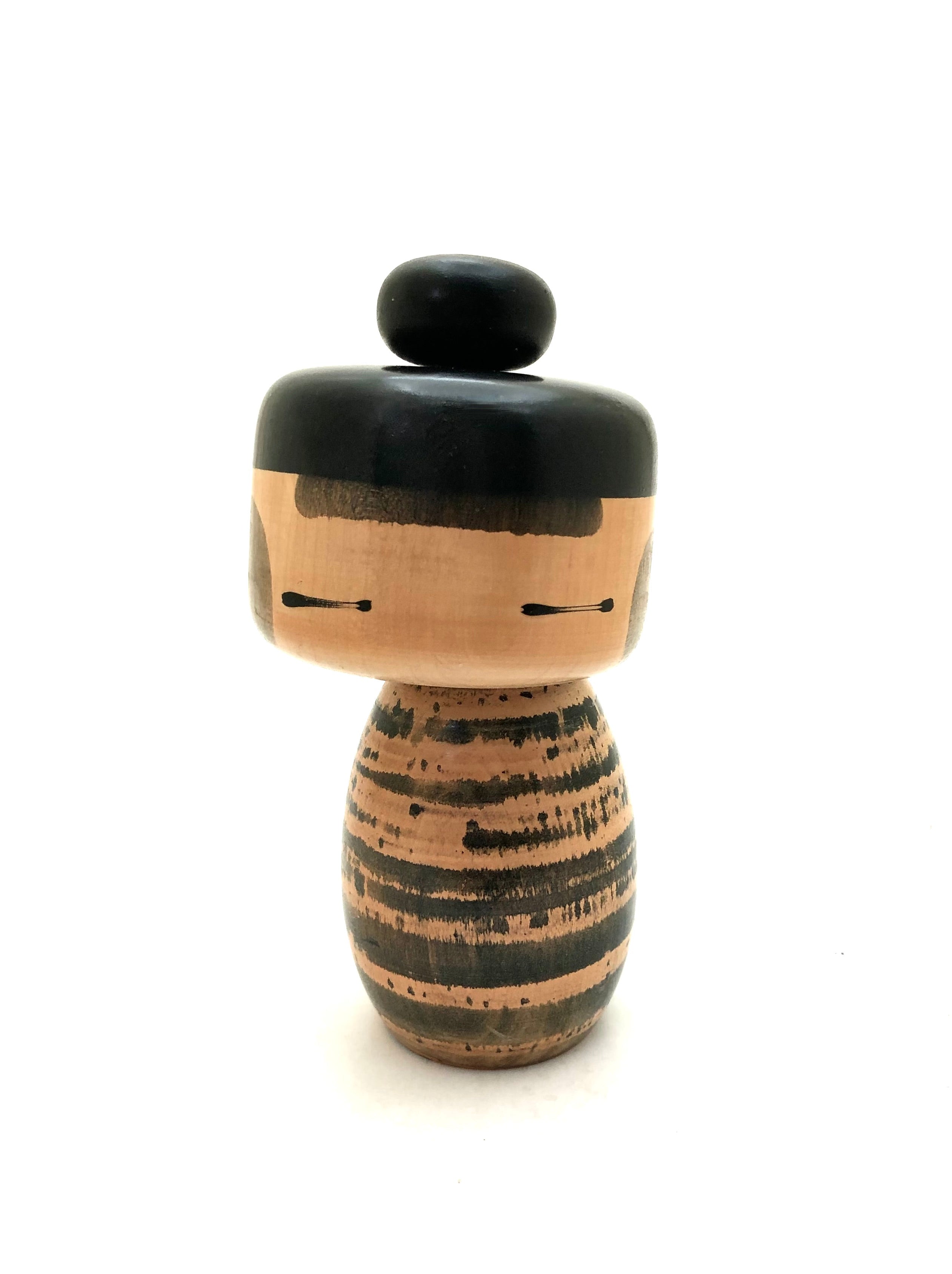 Vintage Sosaku Kokeshi entitled: “Odori | Movement” by Kano, Chiyomatsu