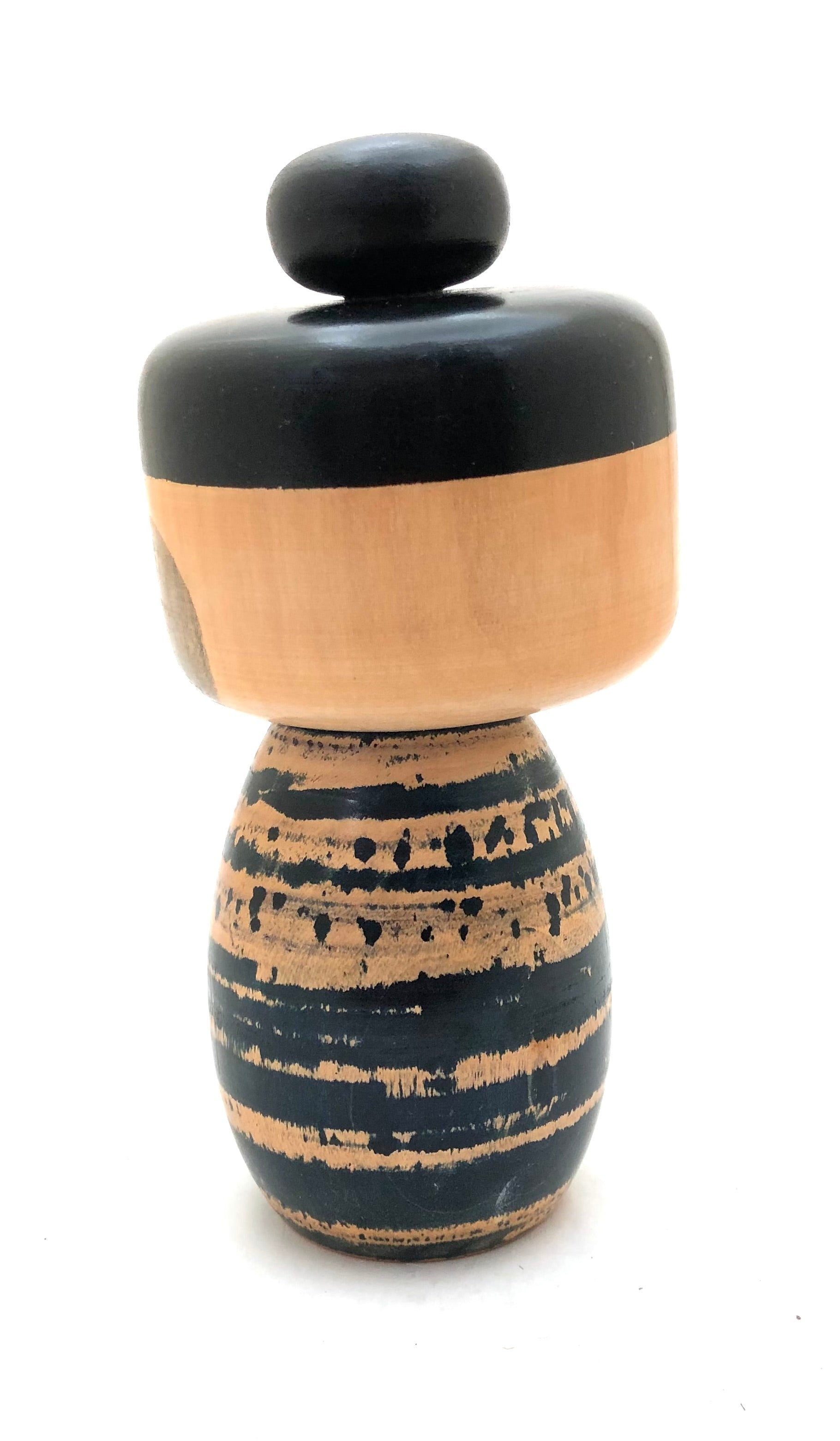 Vintage Sosaku Kokeshi entitled: “Odori | Movement” by Kano, Chiyomatsu