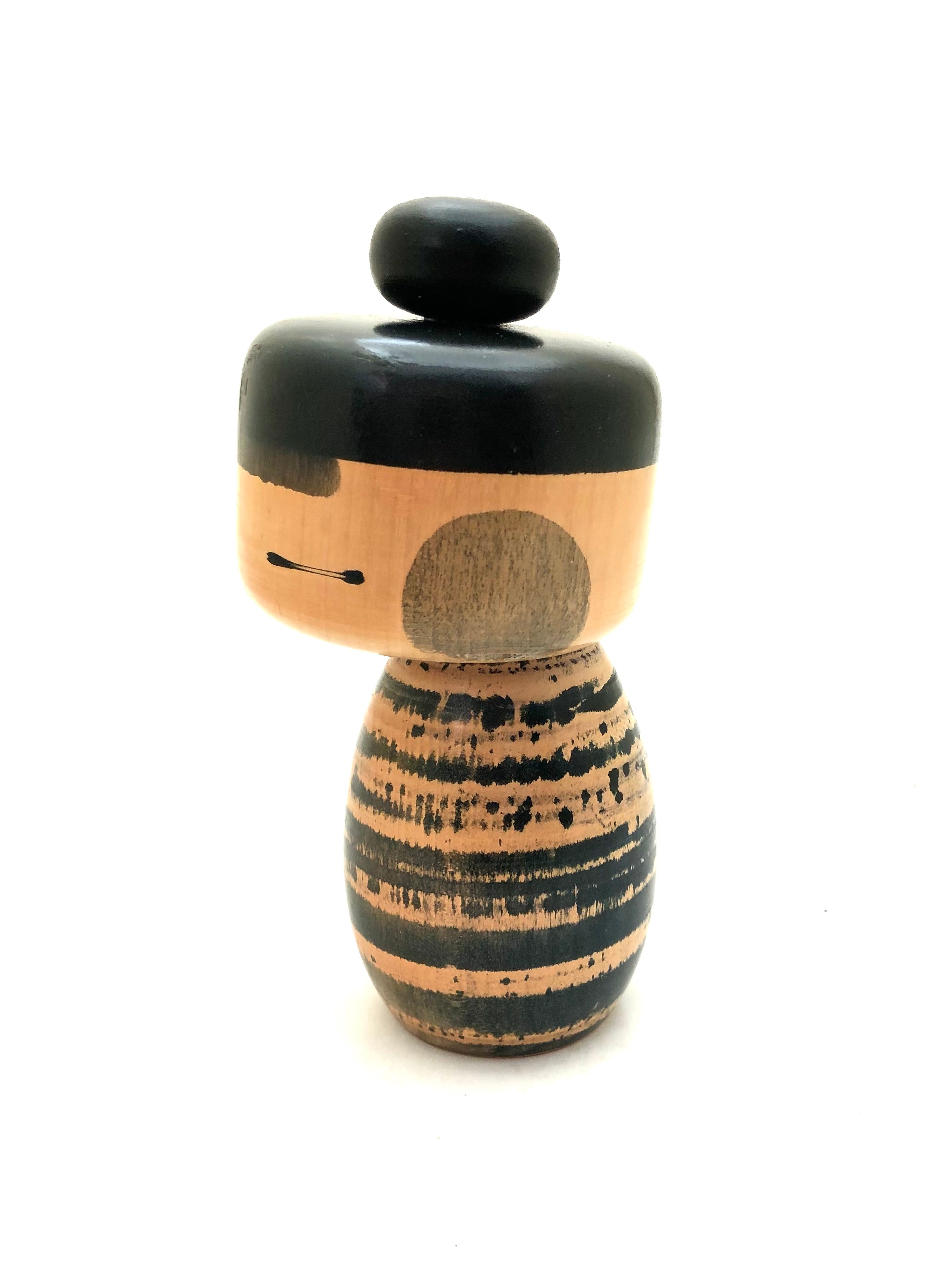 Vintage Sosaku Kokeshi entitled: “Odori | Movement” by Kano, Chiyomatsu