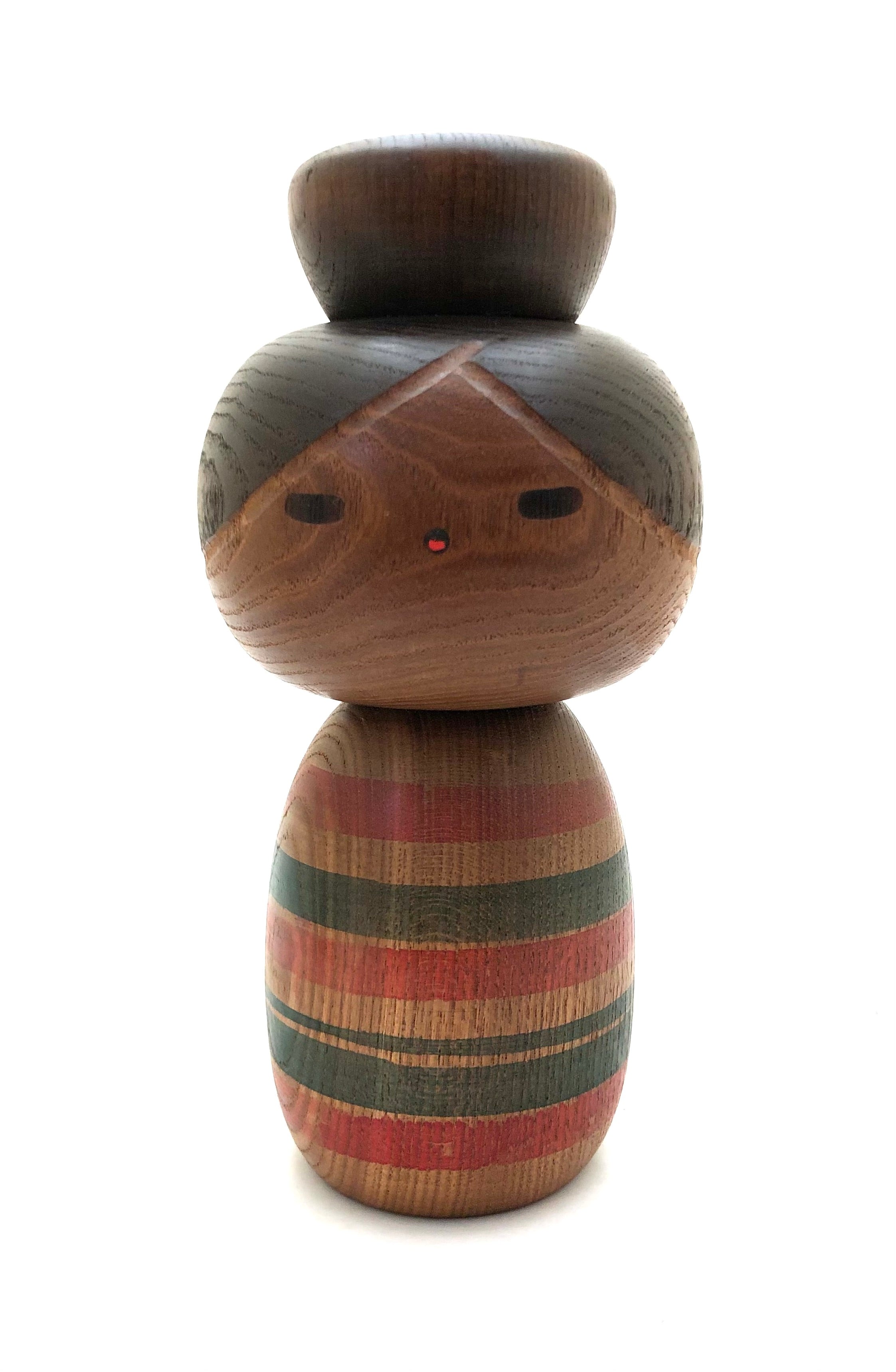 Vintage Sosaku Kokeshi entitled: “Akikusa | Autumn by Yamanaka, Sanpei (1926-)