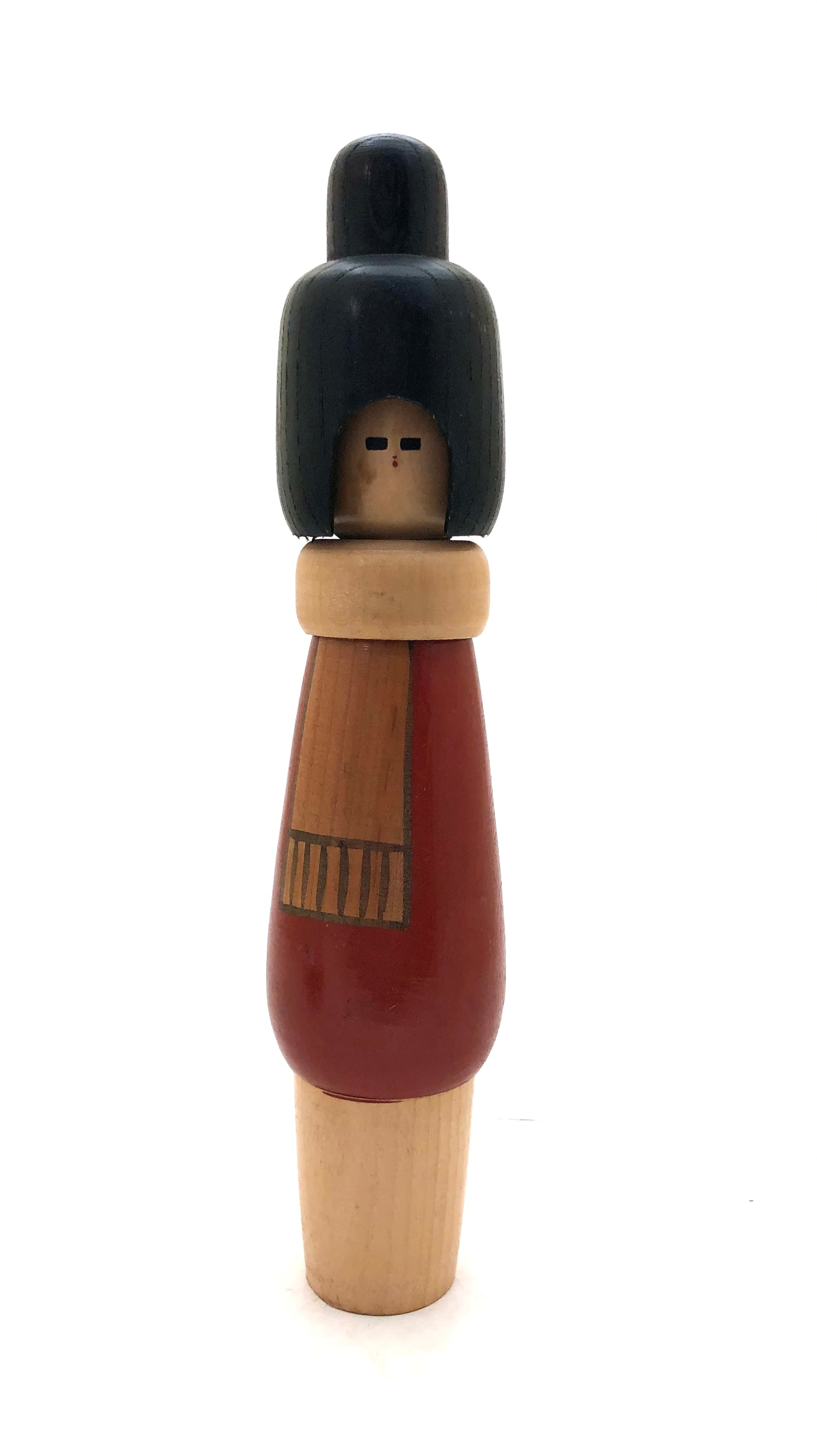 Vintage Sosaku Kokeshi entitled: Fuyu no tenki | Winter Weather by Shouzan, Shido (1932-1995)