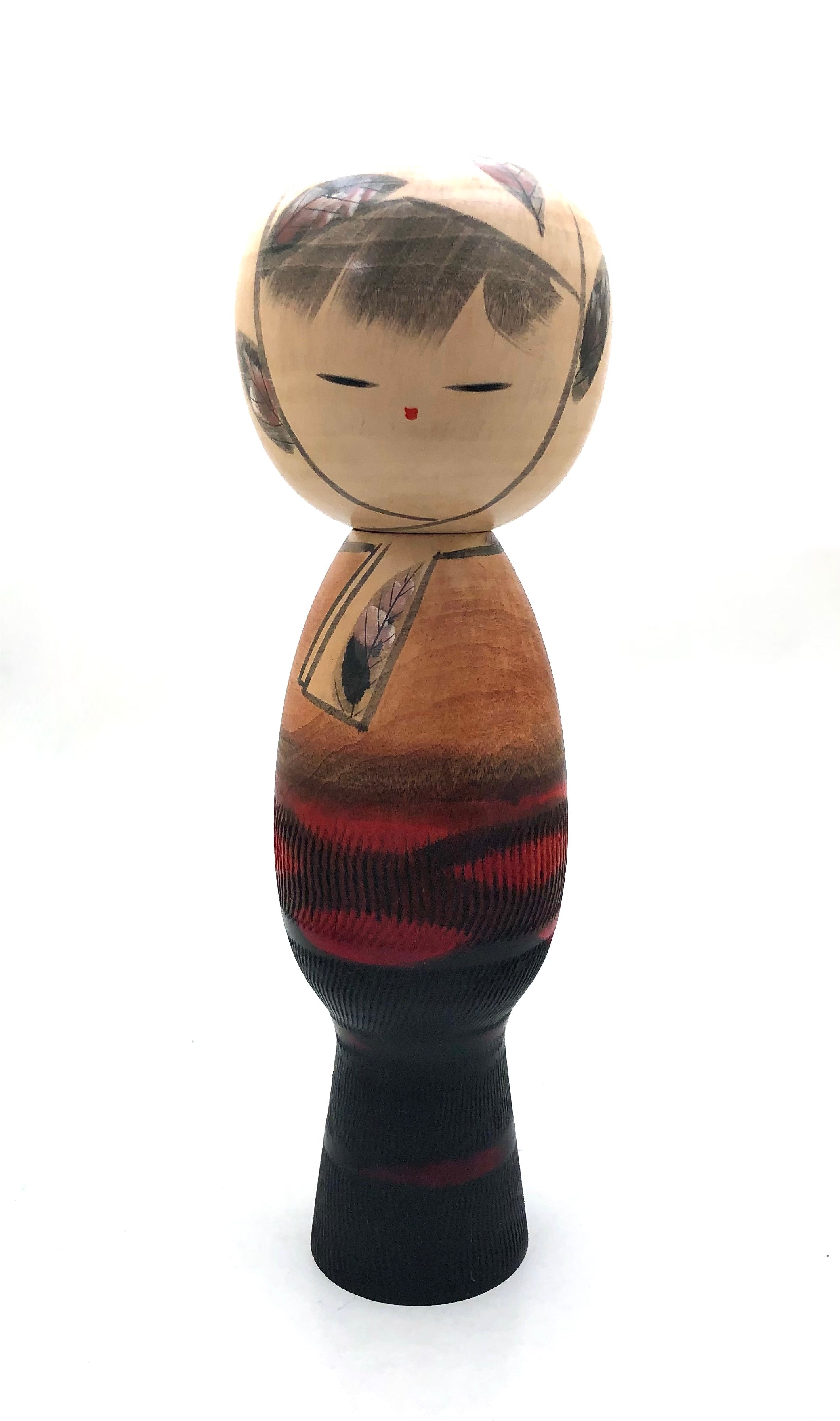 Vintage Sosaku Kokeshi entitled: Banshee | Late Autumn by Watanabe, Masao (1917-2007)