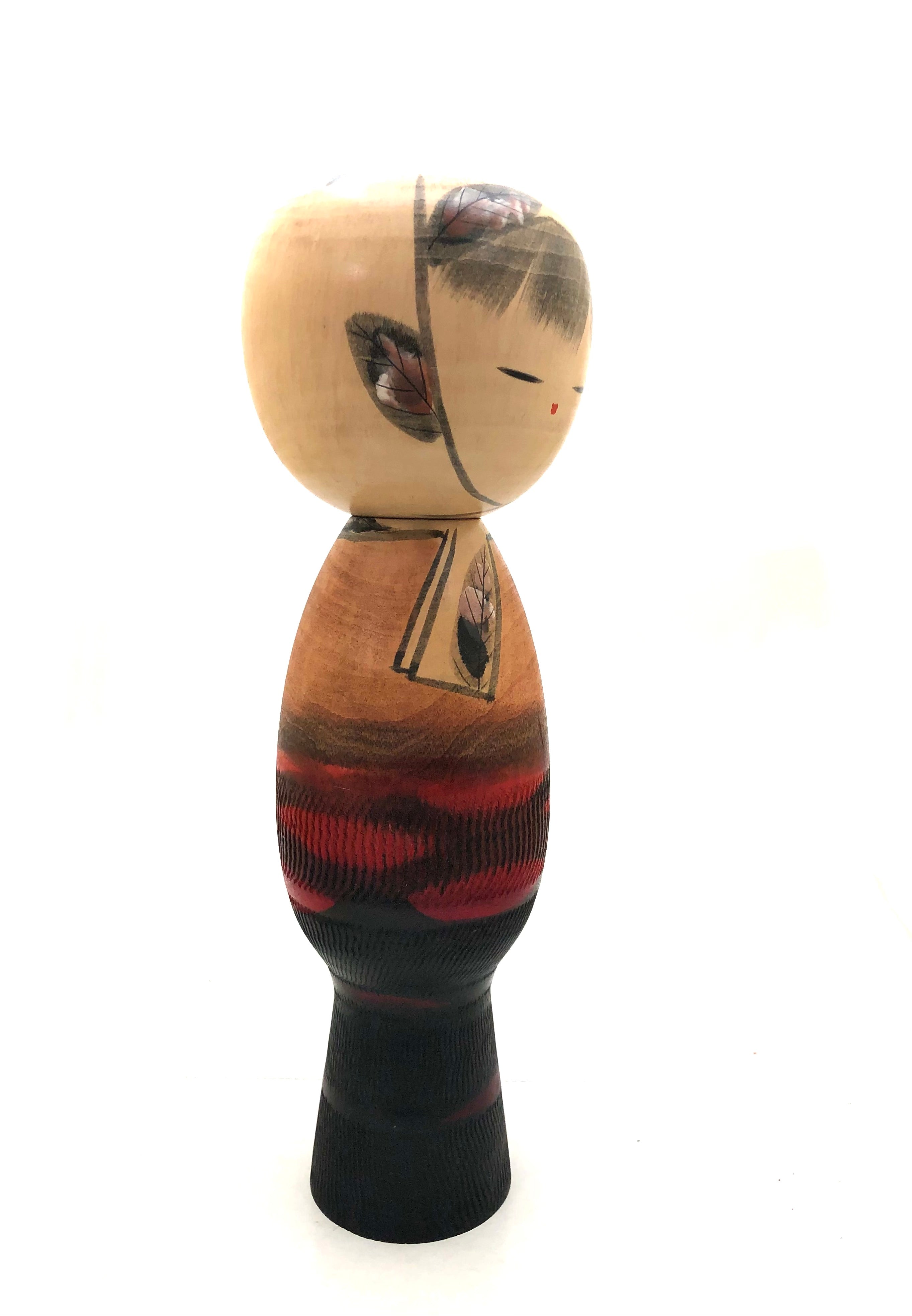 Vintage Sosaku Kokeshi entitled: Banshee | Late Autumn by Watanabe, Masao (1917-2007)