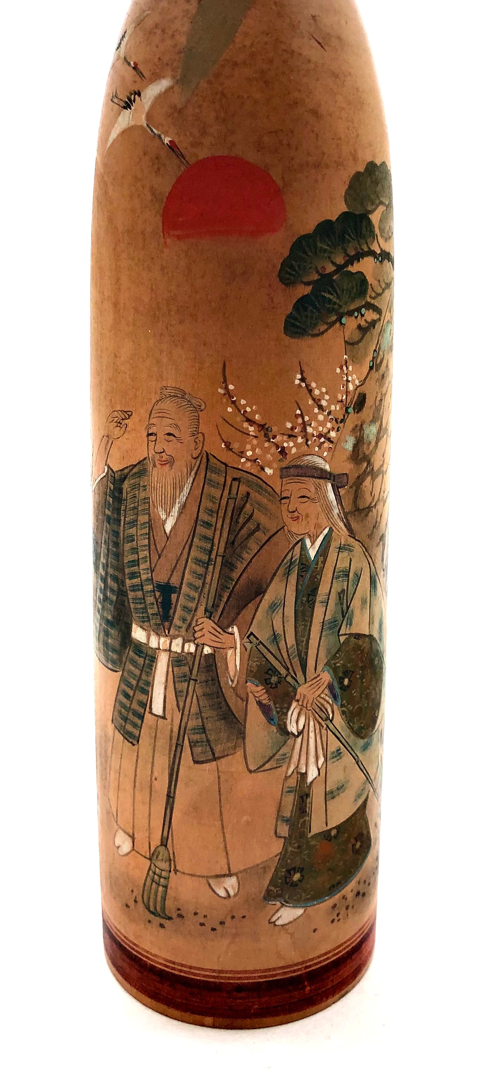 Traditional Takasago Kokeshi by Kei (Hideo) | The Takasago Couple (Jou and Uba)
