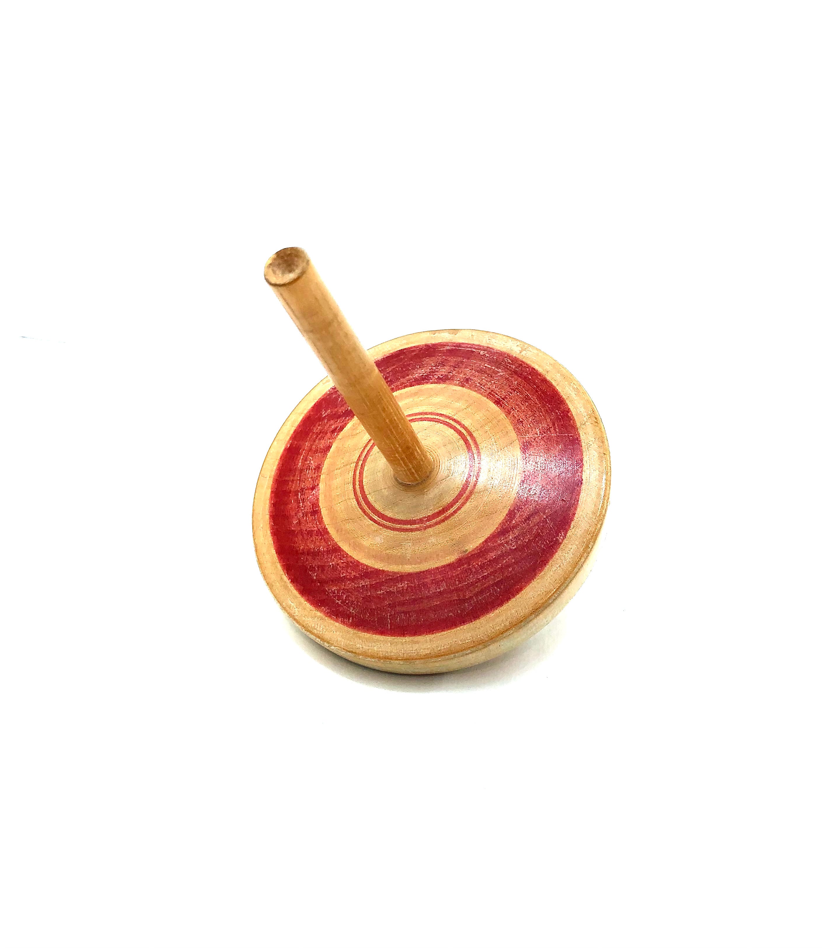 Vintage Japanese Temawashi Koma |  Wood Spinning Top