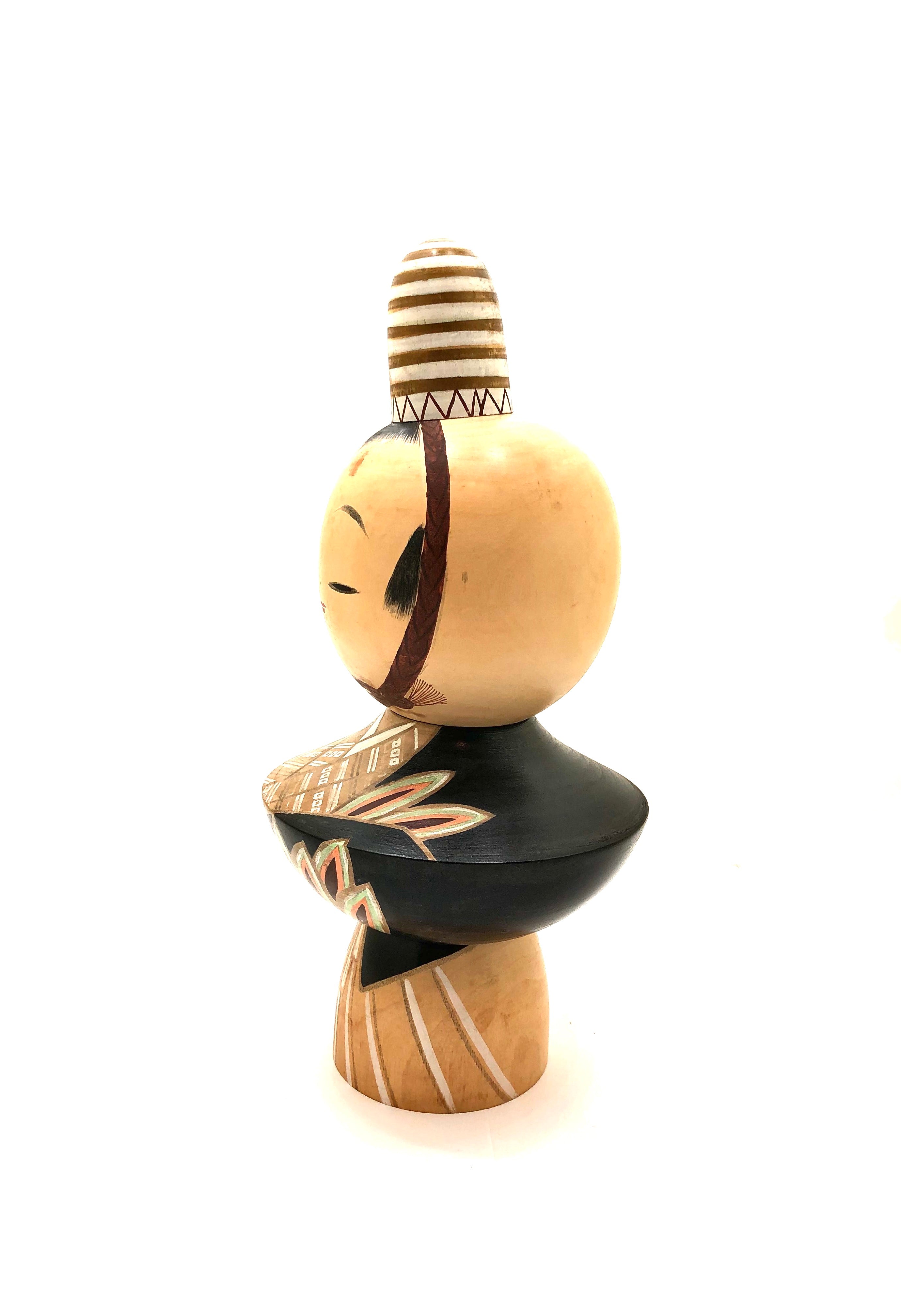 The Boy Emperor_Sosaku Kokeshi_side view