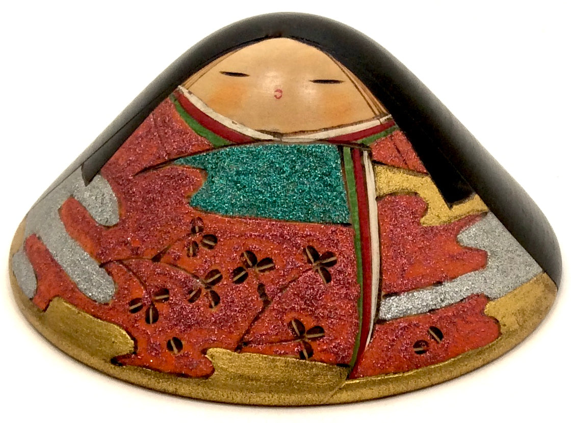 Vintage Sosaku Kokeshi entitled: “Hagi | Star” by Sekiguchi, Toa