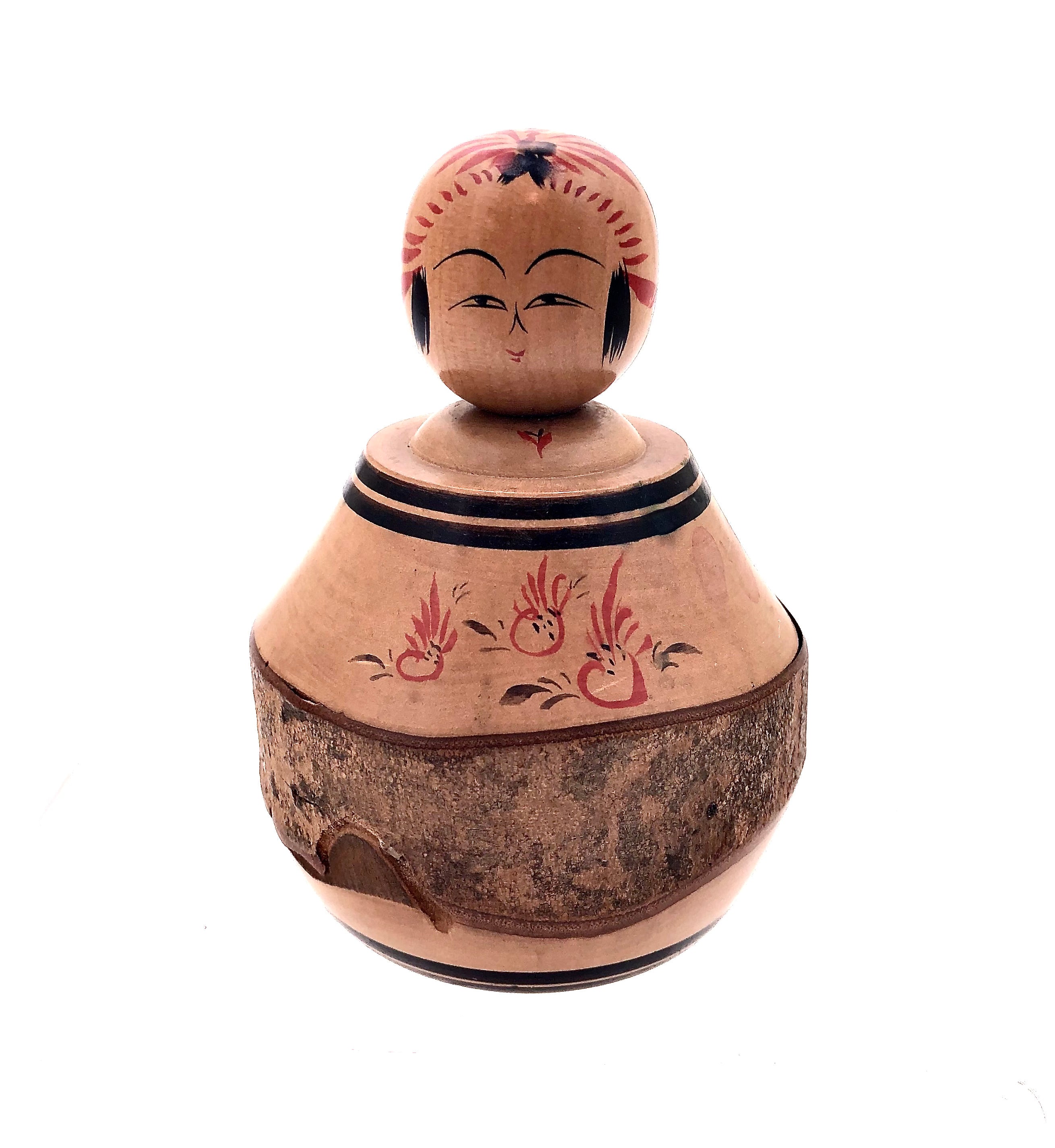 Vintage, RARE Traditional Tougatta Ejiko Doll by Sato Masahiro (b.1938)