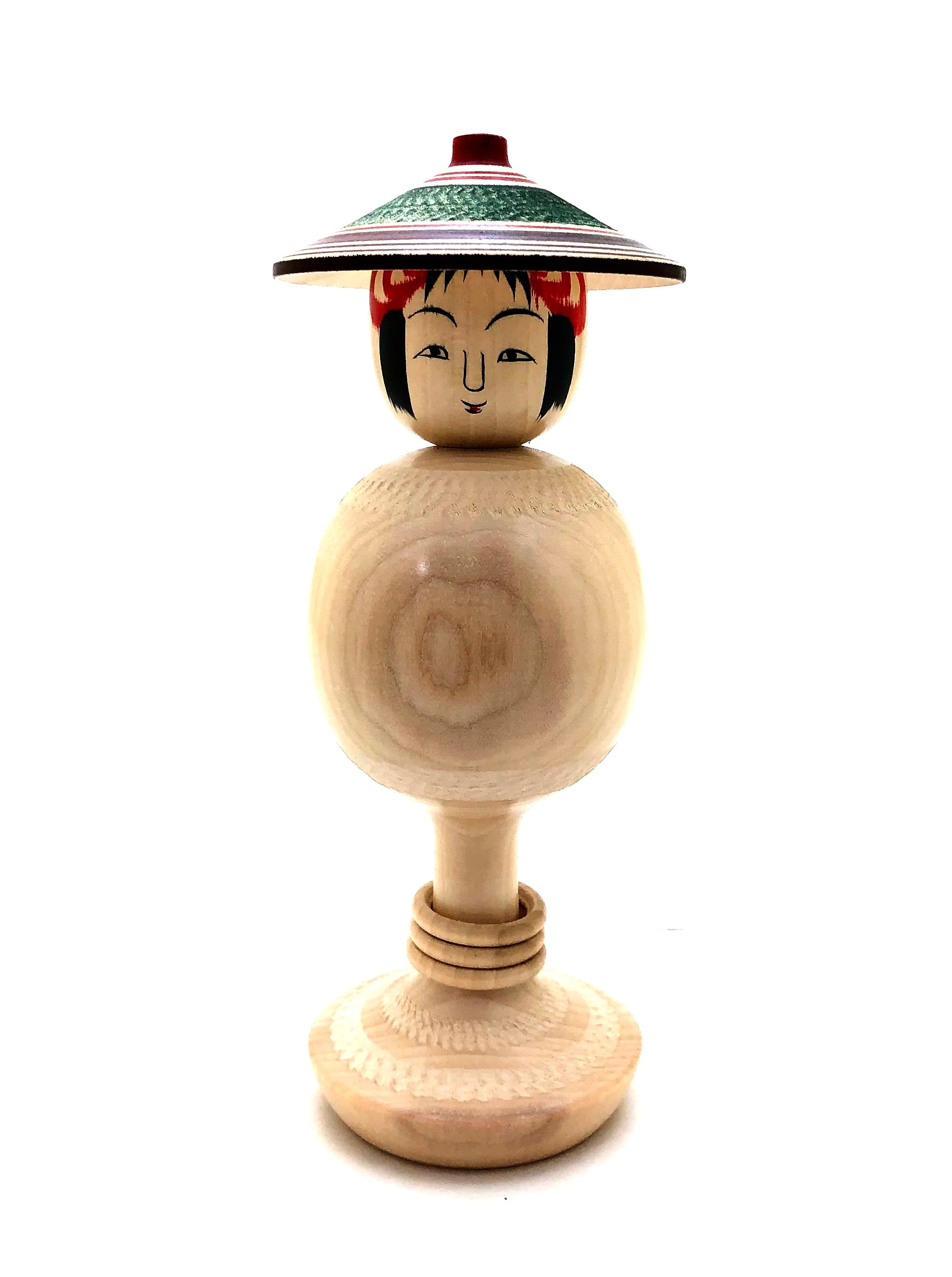 Vintage Traditional Tsuchiyu Kokeshi by Watanabe, Tetsuo