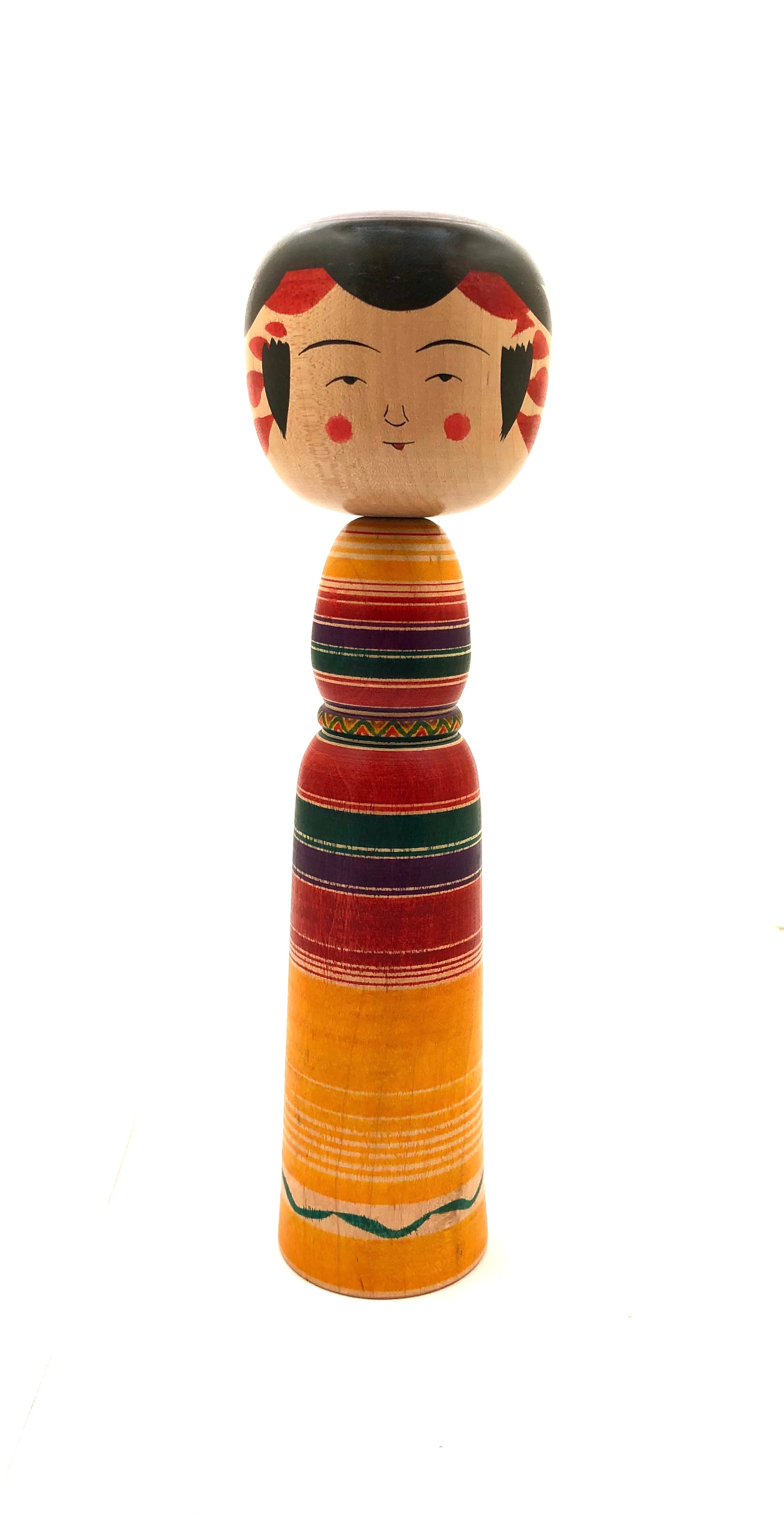 Japanese Traditional Yajiro Kokeshi by Sato, Seikou