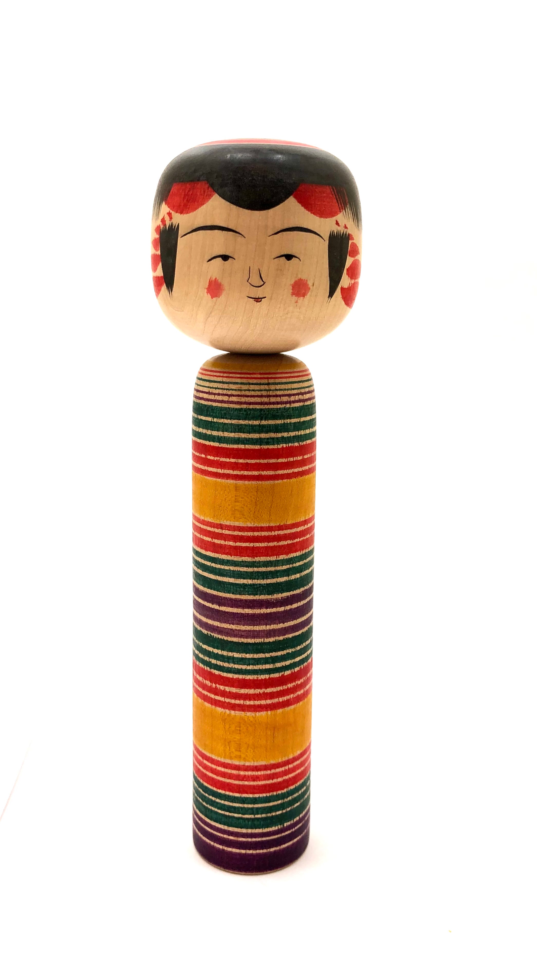 Japanese Traditional Yajiro Kokeshi by Sato, Seikou