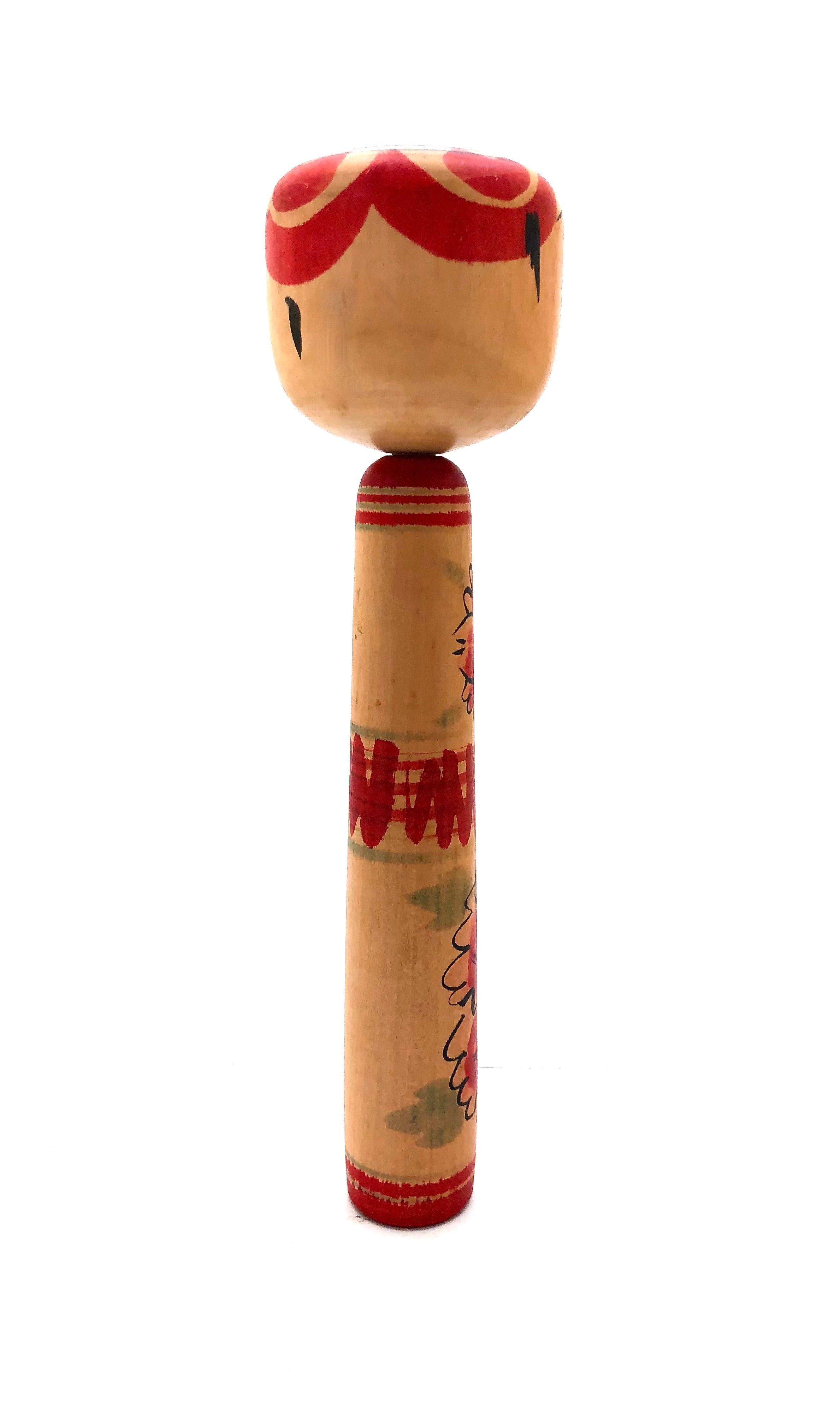 Antique Japanese Traditional, ‘Takobozu’, Nakanosawa Kokeshi by Seya, Shigeharu