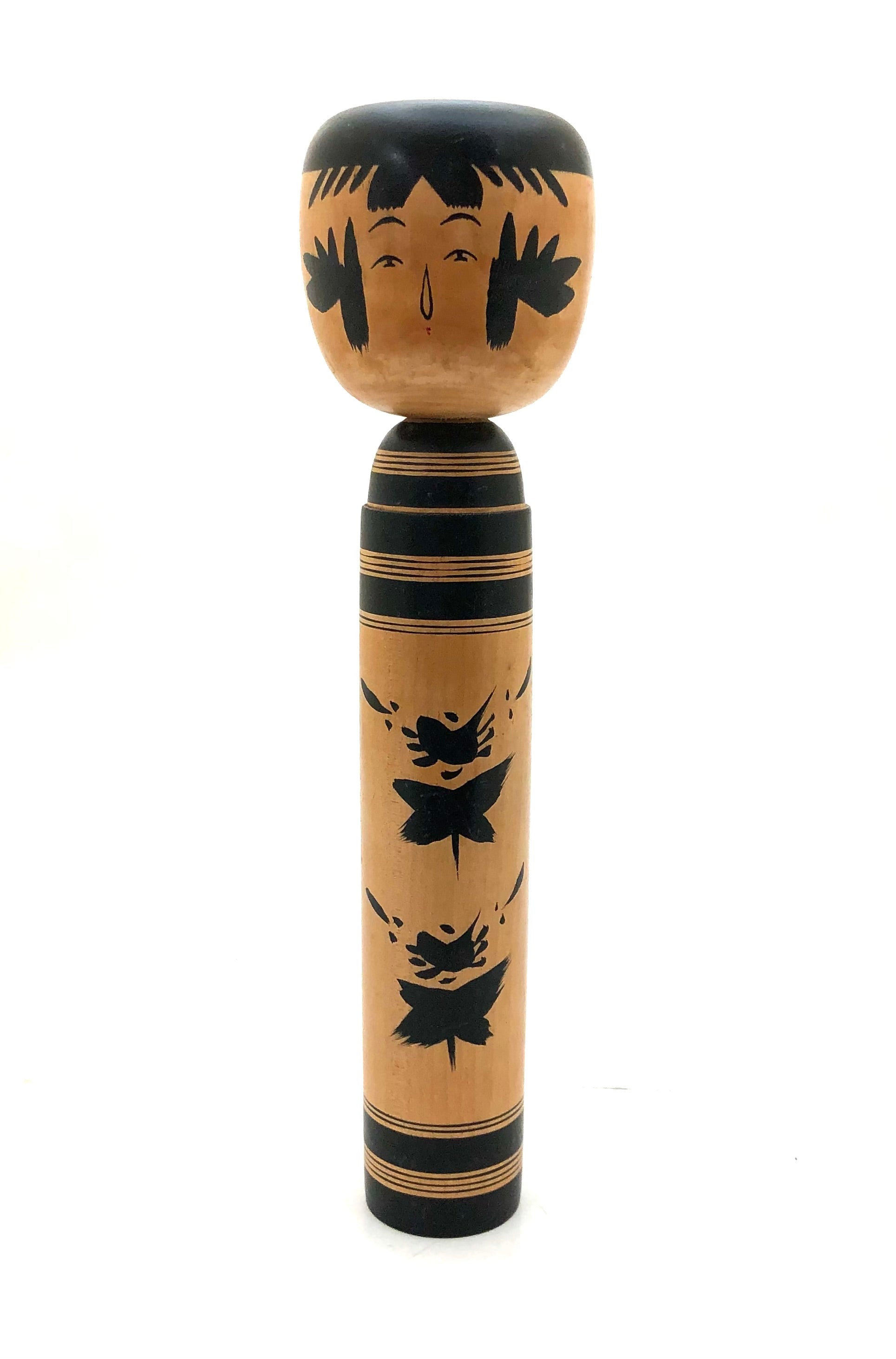 Antique Traditional Sakanumi Kokeshi by Hiraga, Kenjiro (Master)