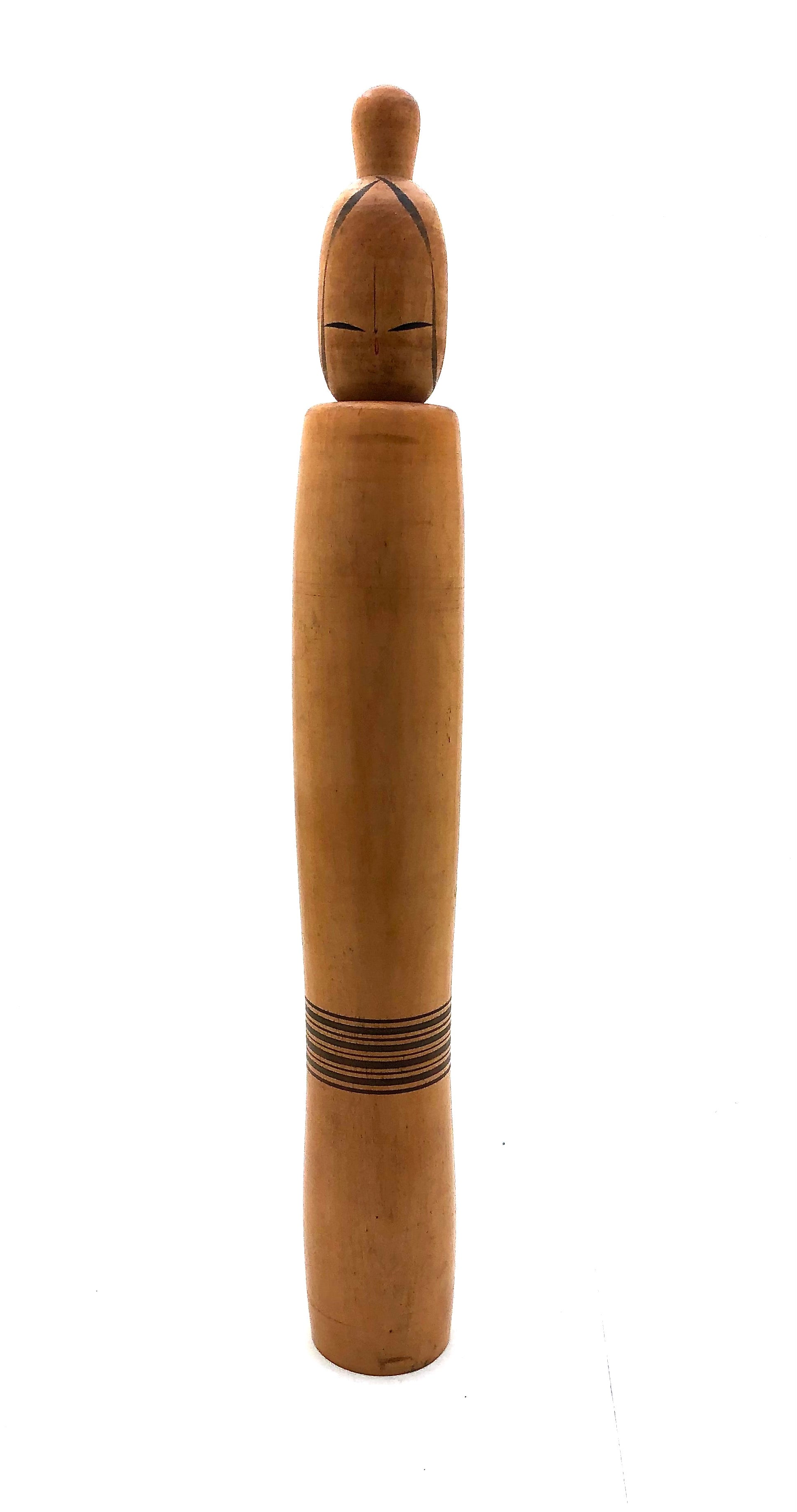 Vintage Sosaku Kokeshi entitled: “Hi no hikari | Light of Fire” by Shido, Shouzan