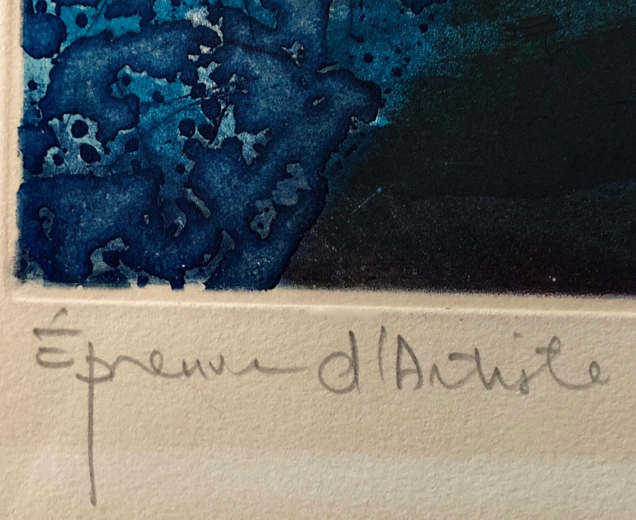 Wong Moo Chew Abstract Etching | Limited Edition