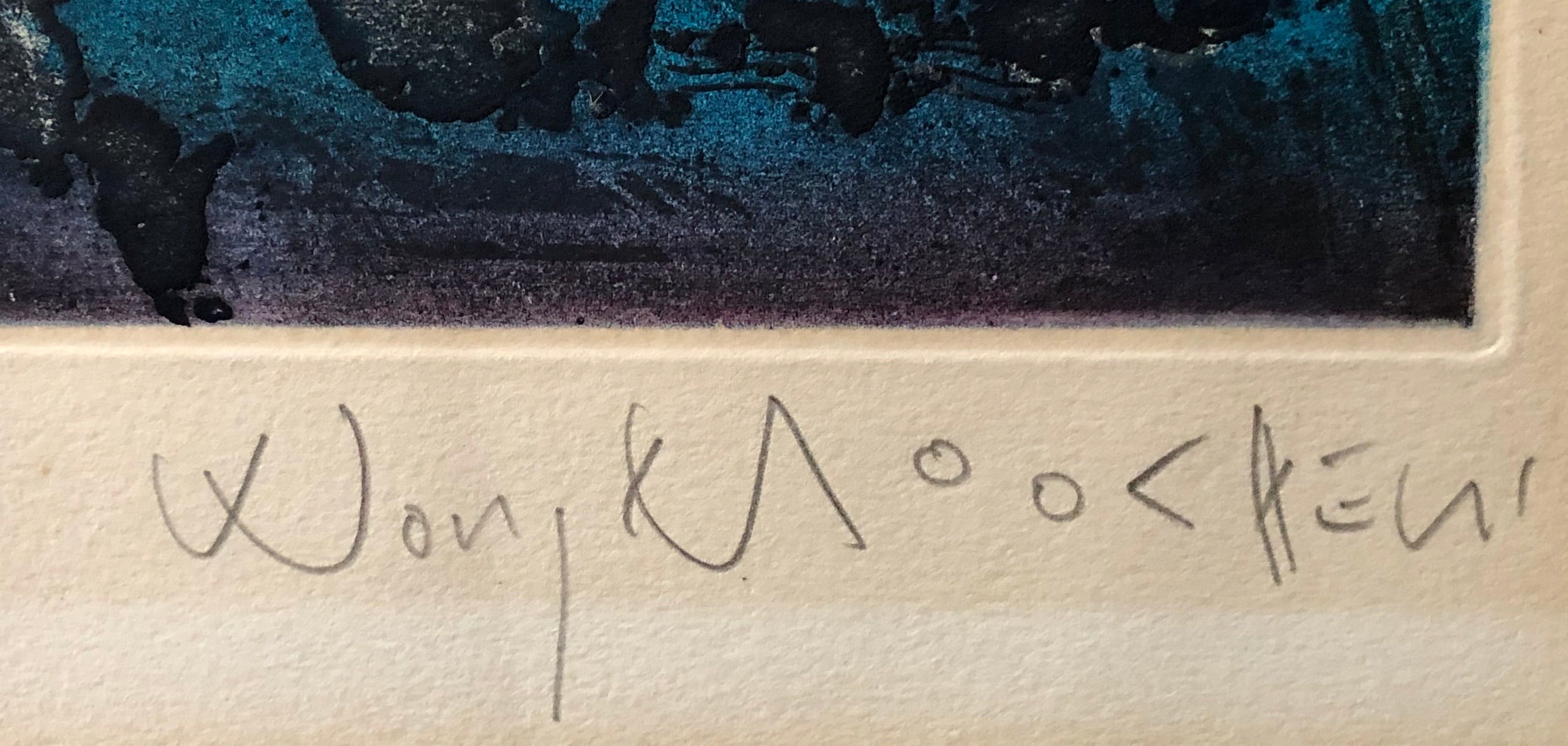 Wong Moo Chew Abstract Etching | Limited Edition