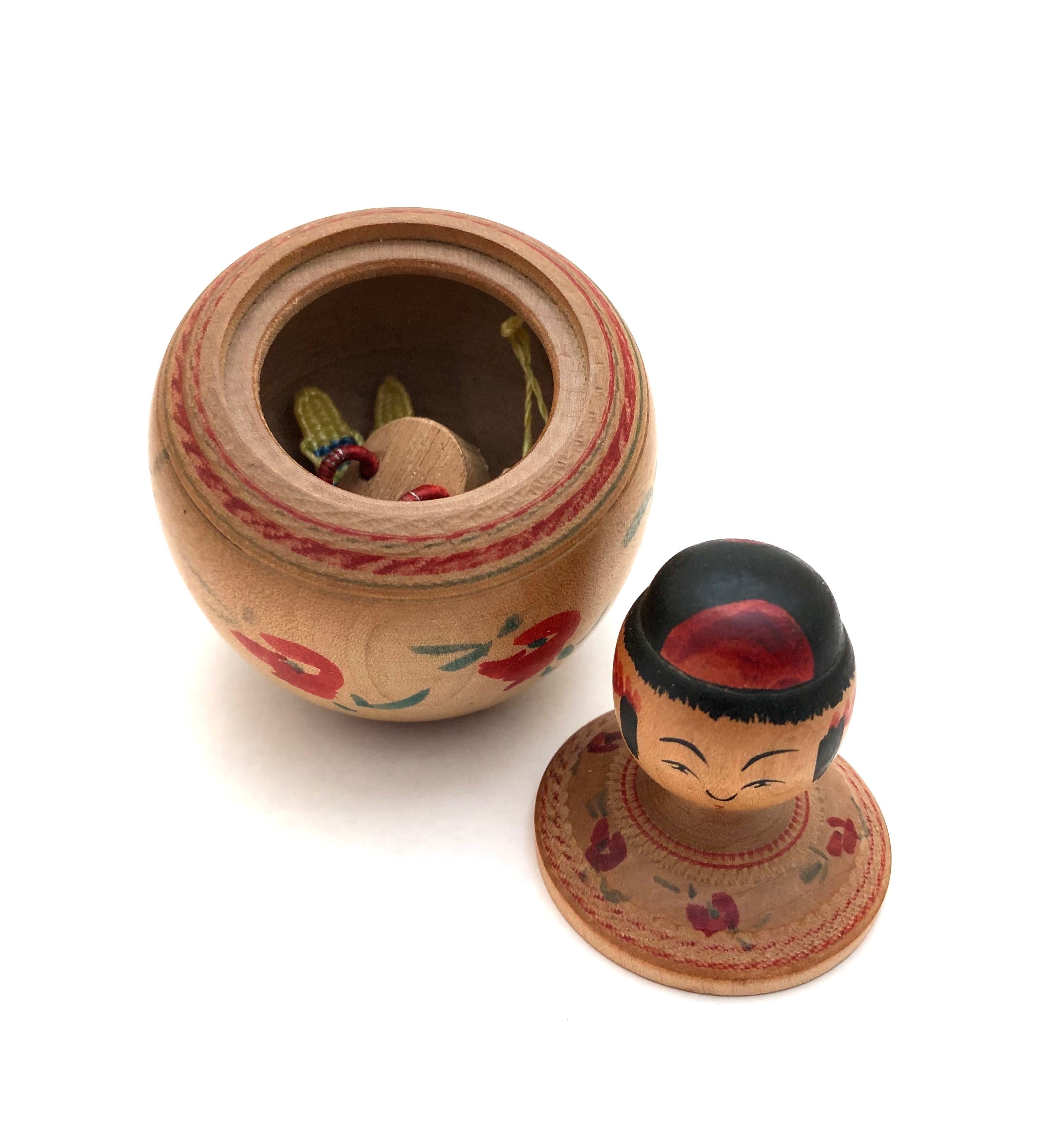 Vintage Traditional Yamagata Ejiko with Toys entitled: Oyone by Kobayashi, Seijiro