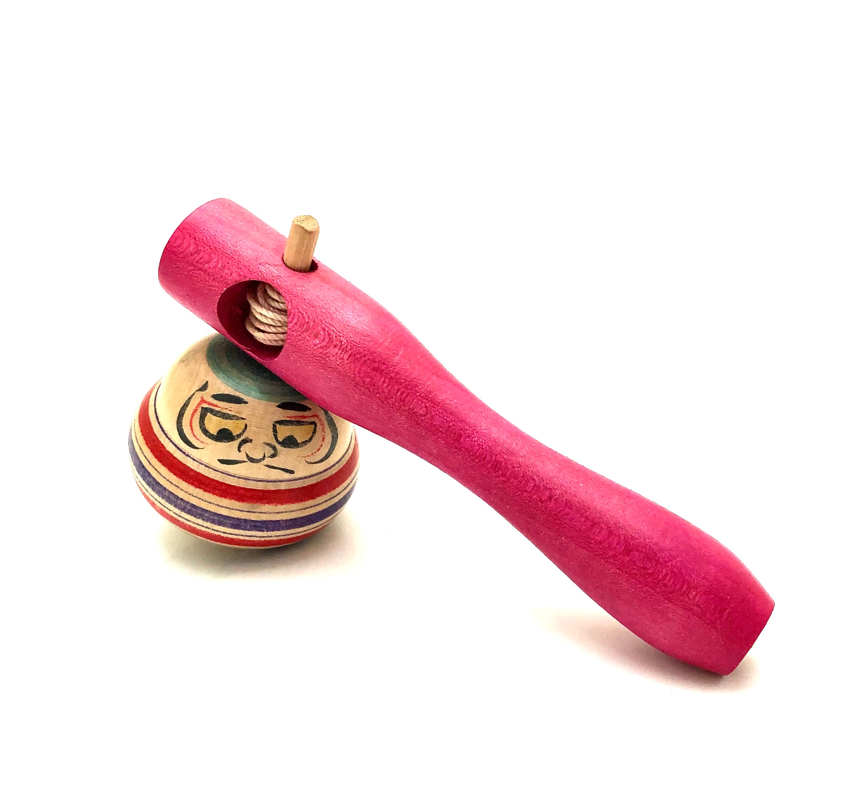 Vintage Japanese Zuguri Koma | Hand Spinning Toy