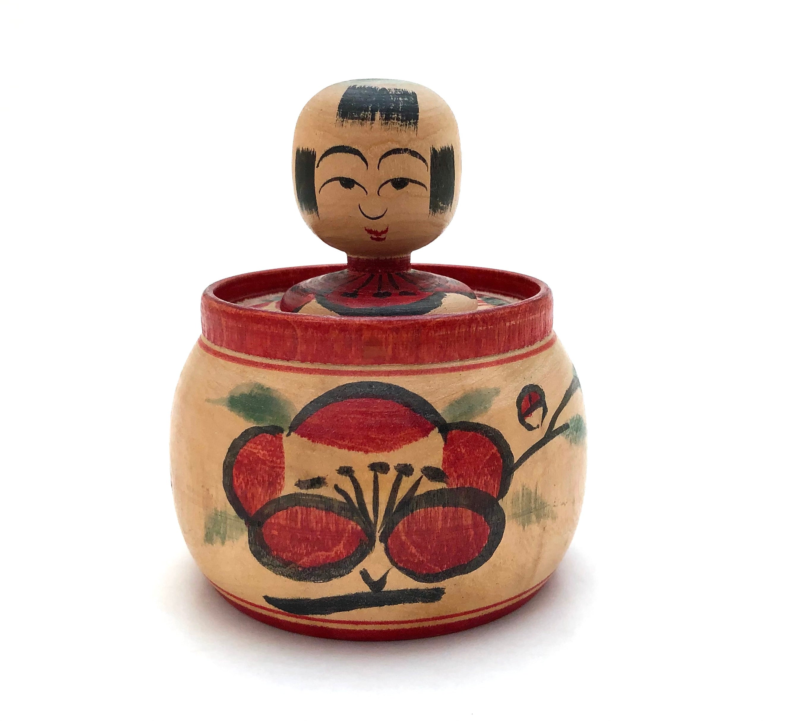 Vintage Traditional Tougatta Ejiko Kokeshi by Sugawara Satoshi