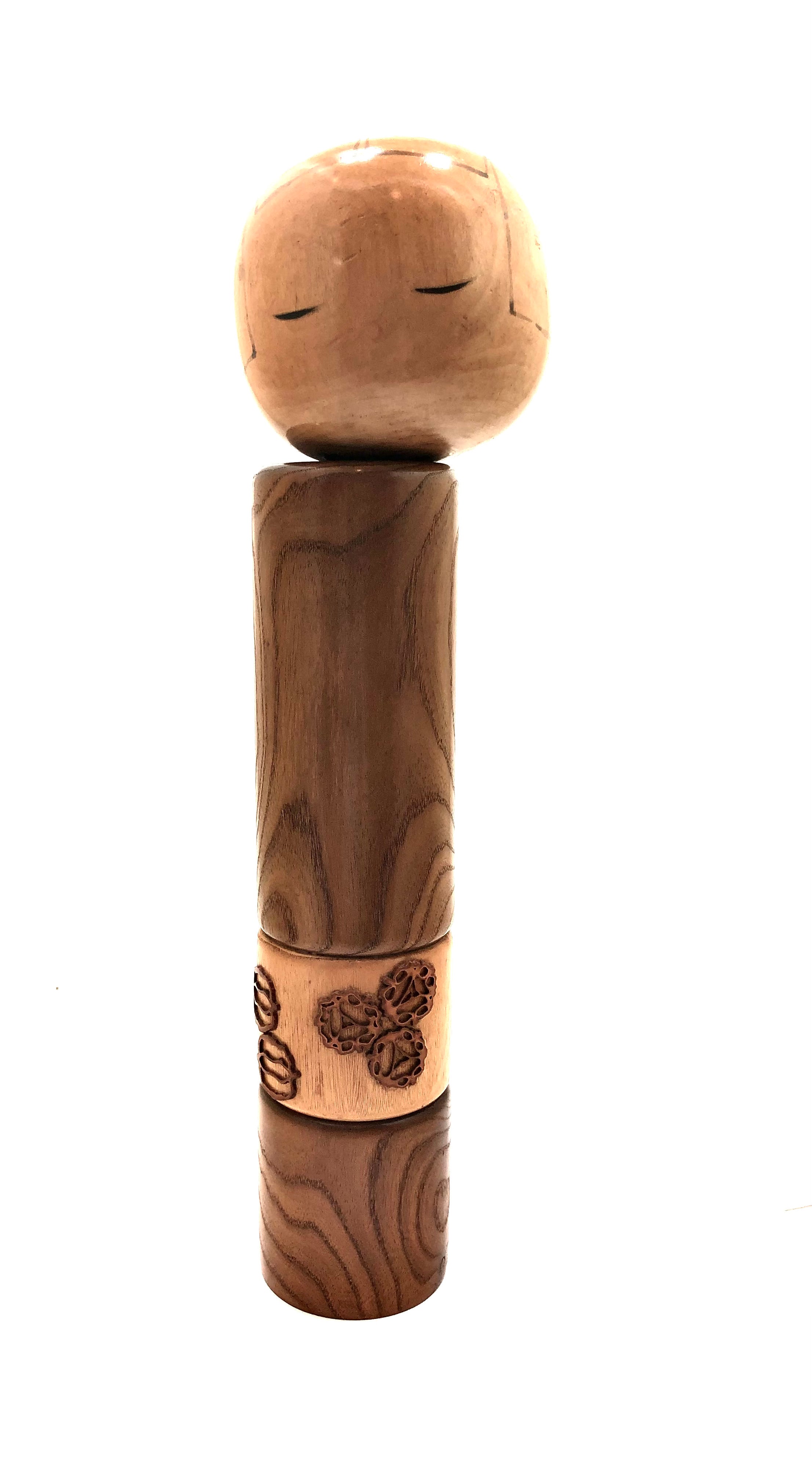 Vintage Sosaku Kokeshi entitled: urumi no shōnen | Walnut Boy” by Sekiguchi, Toshio