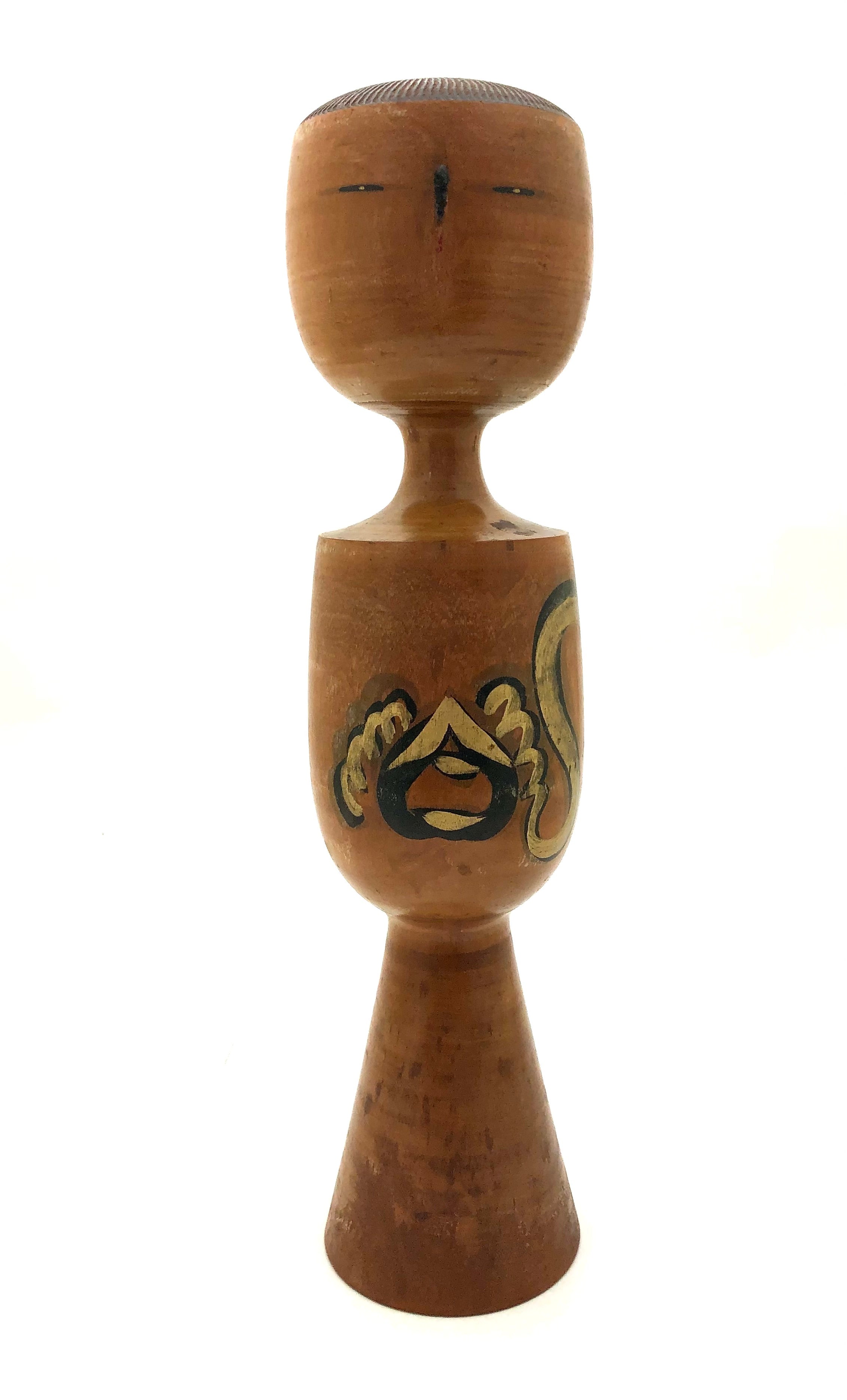 Vintage Japanese Sosaku Kokeshi by Yusa, Fukuju