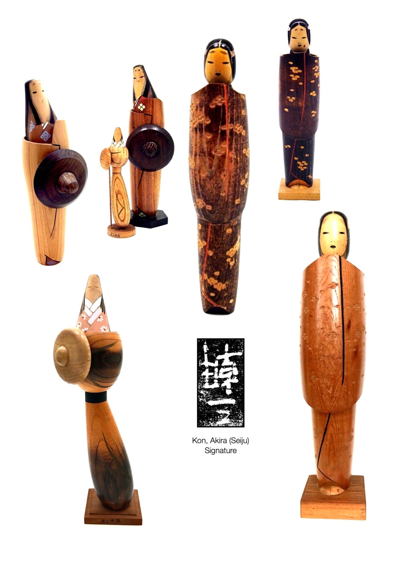 Kokeshi Artist Akira (Seiju) Kon